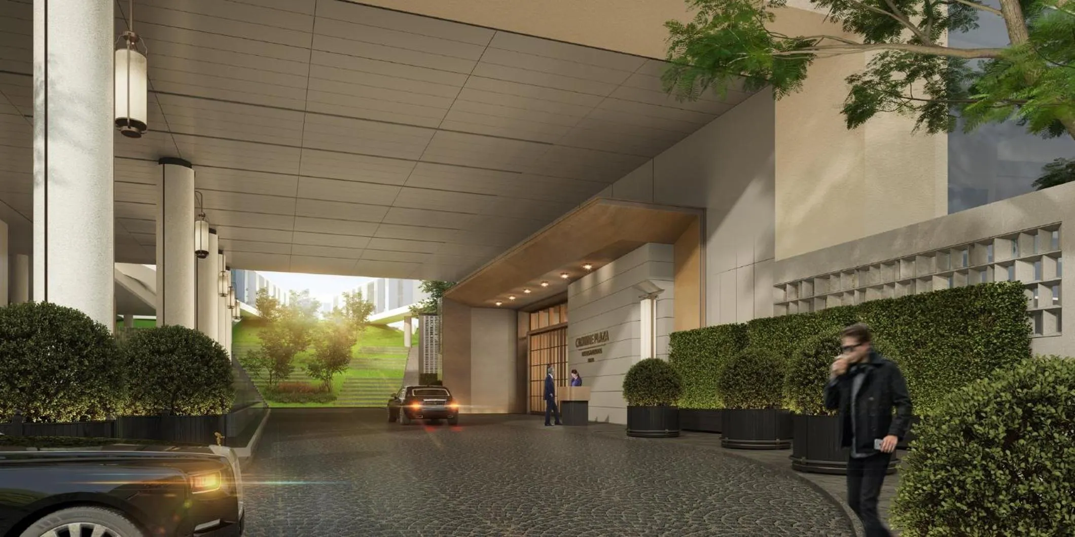 Property building in Crowne Plaza Beijing Tongzhou