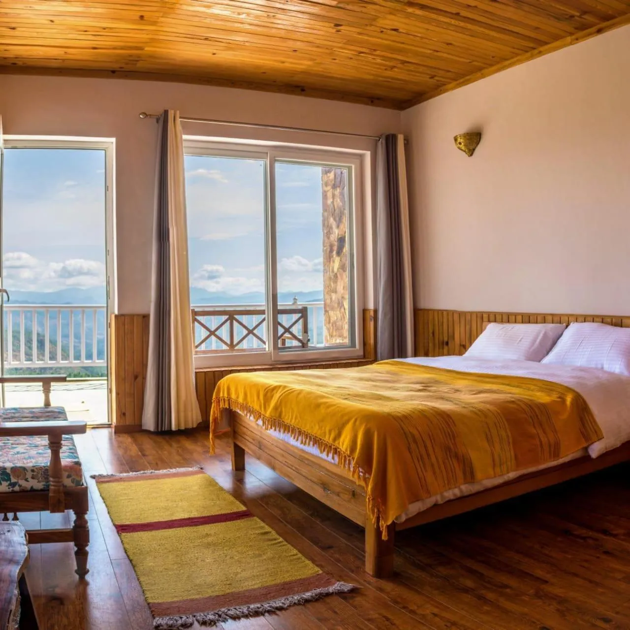 Natural landscape, Bed in Kasar Rainbow Yoga Retreat