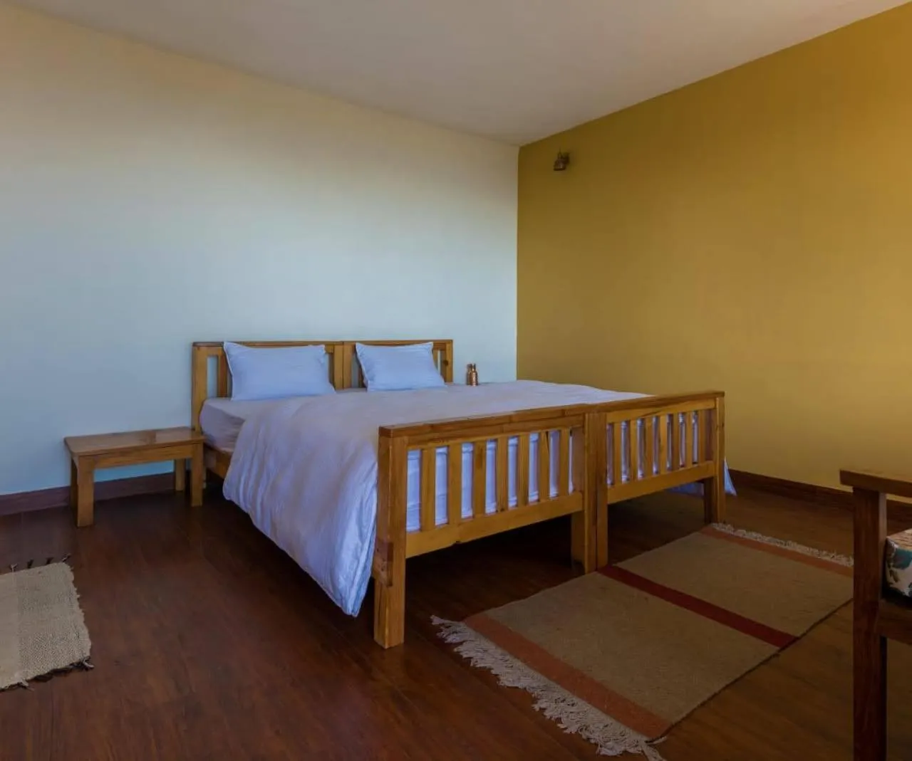 Bedroom, Bed in Kasar Rainbow Yoga Retreat