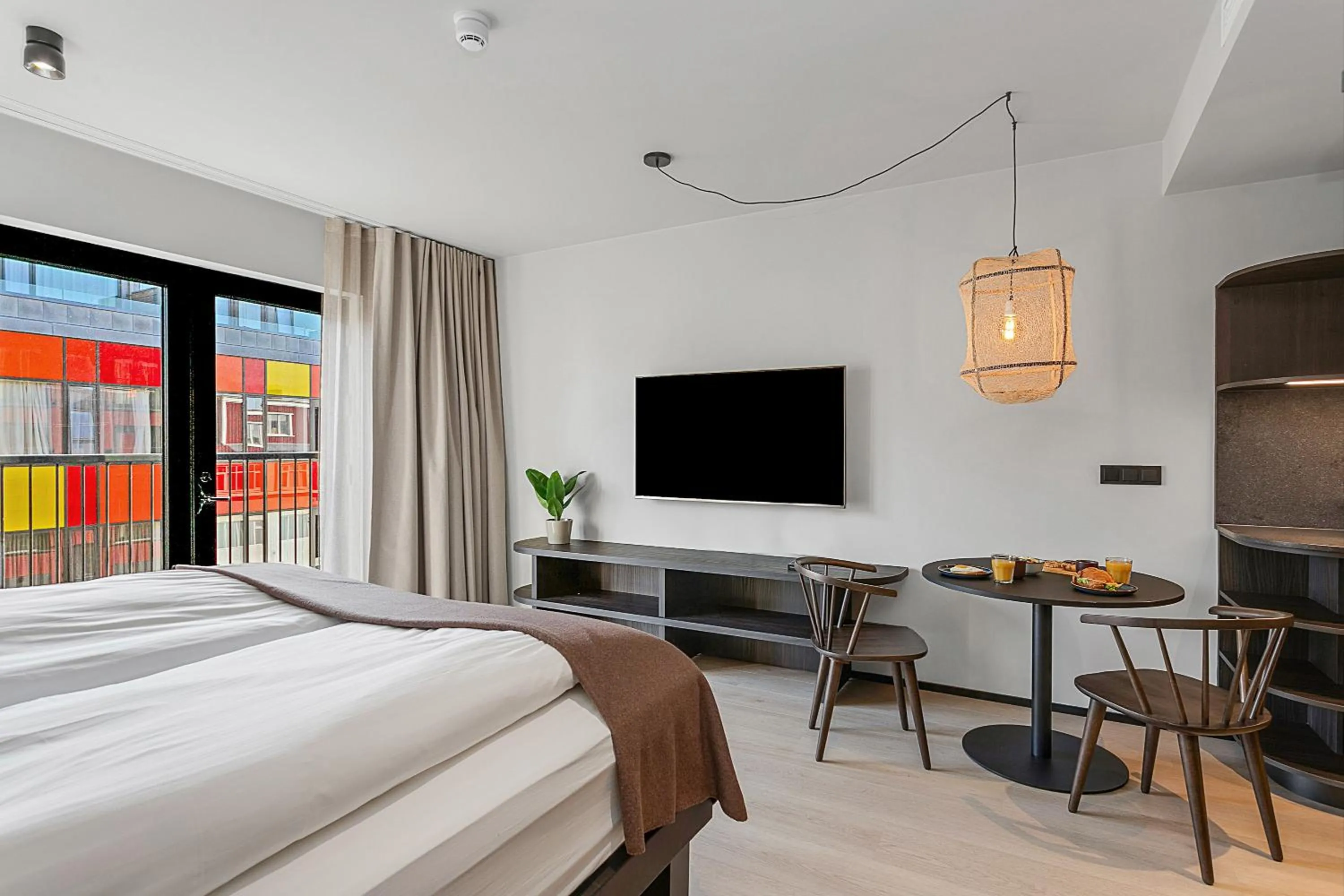 Bed in Strand Hotel Apartments
