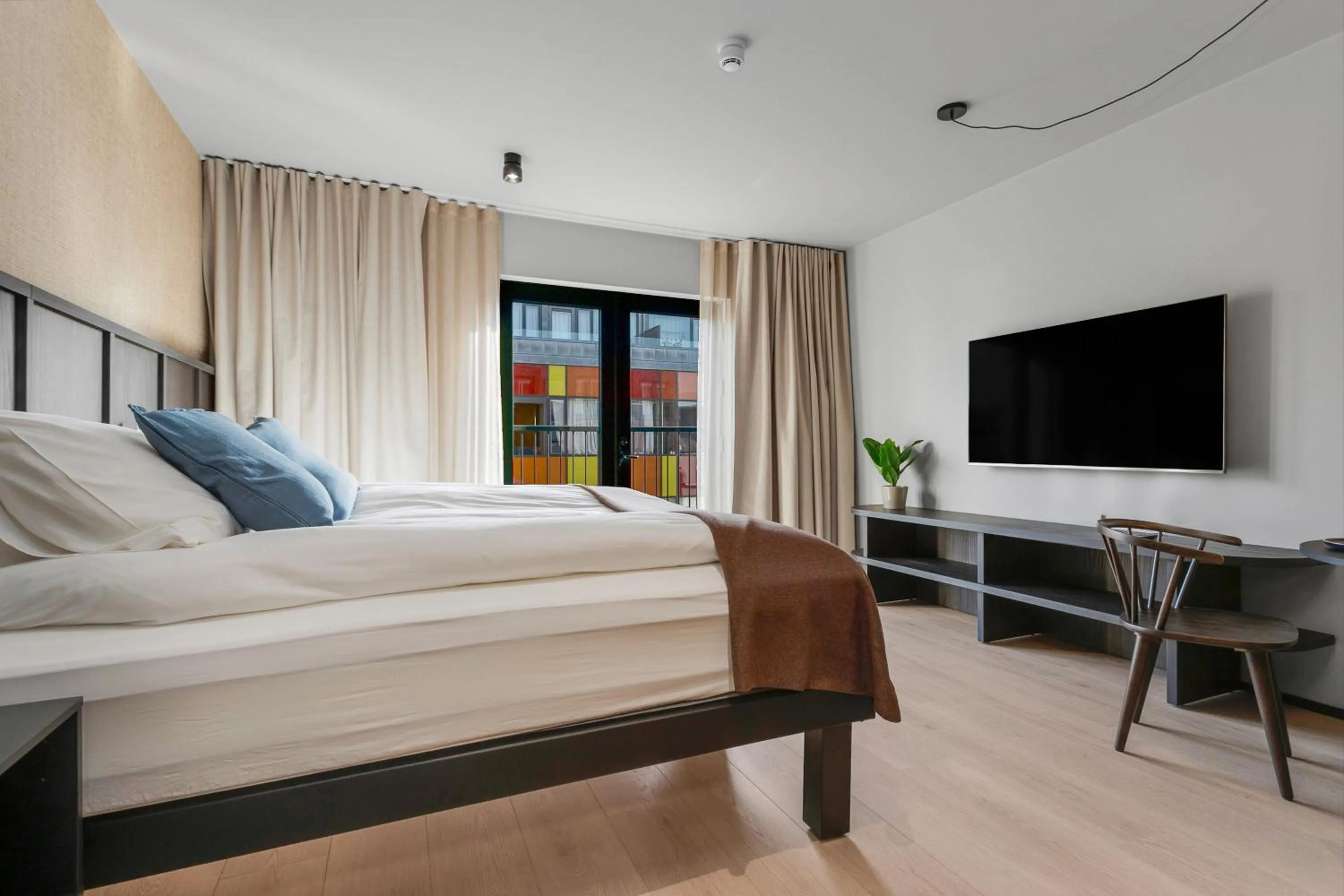 Bed in Strand Hotel Apartments