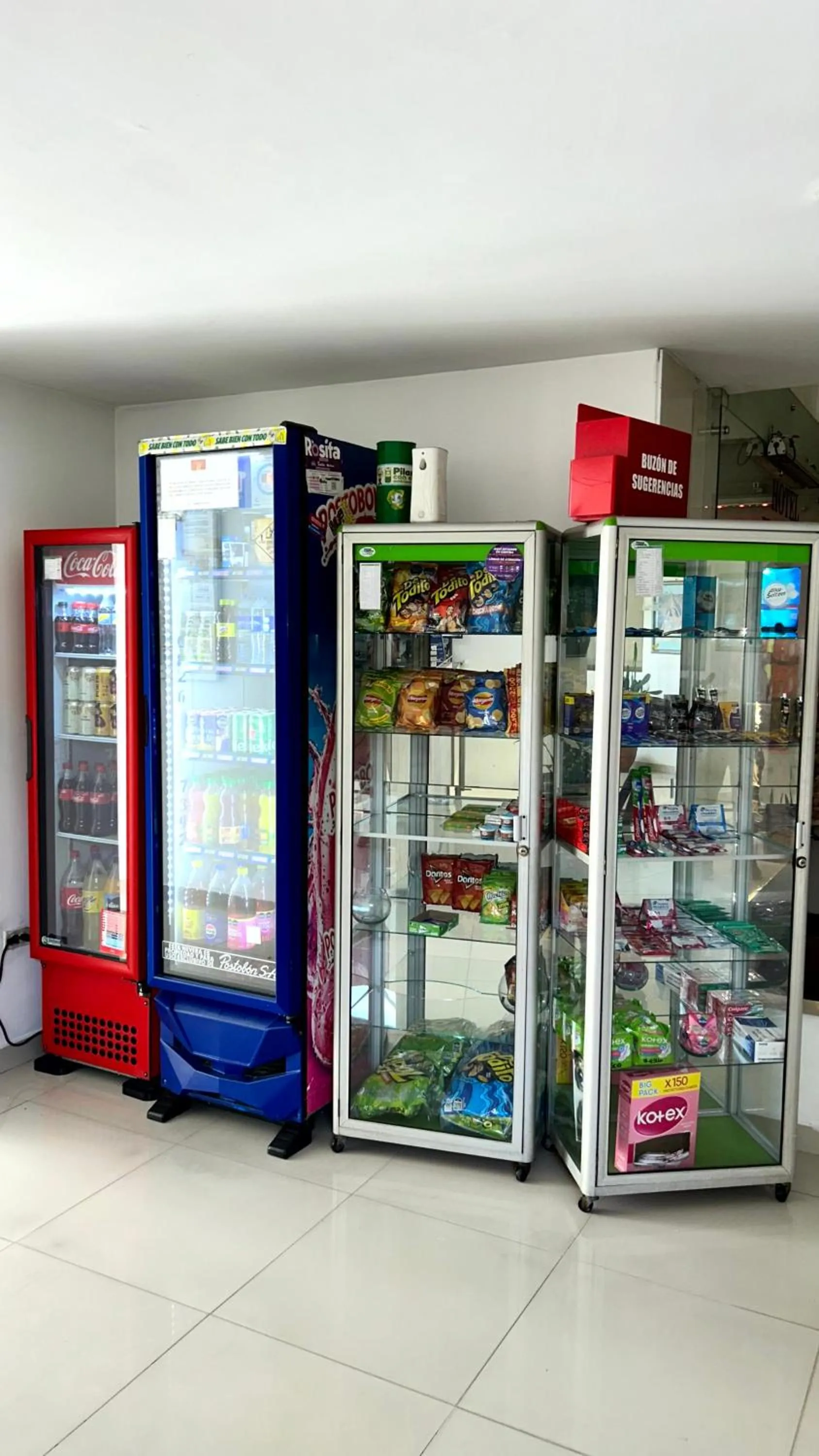 vending machine in Hotel Imperio