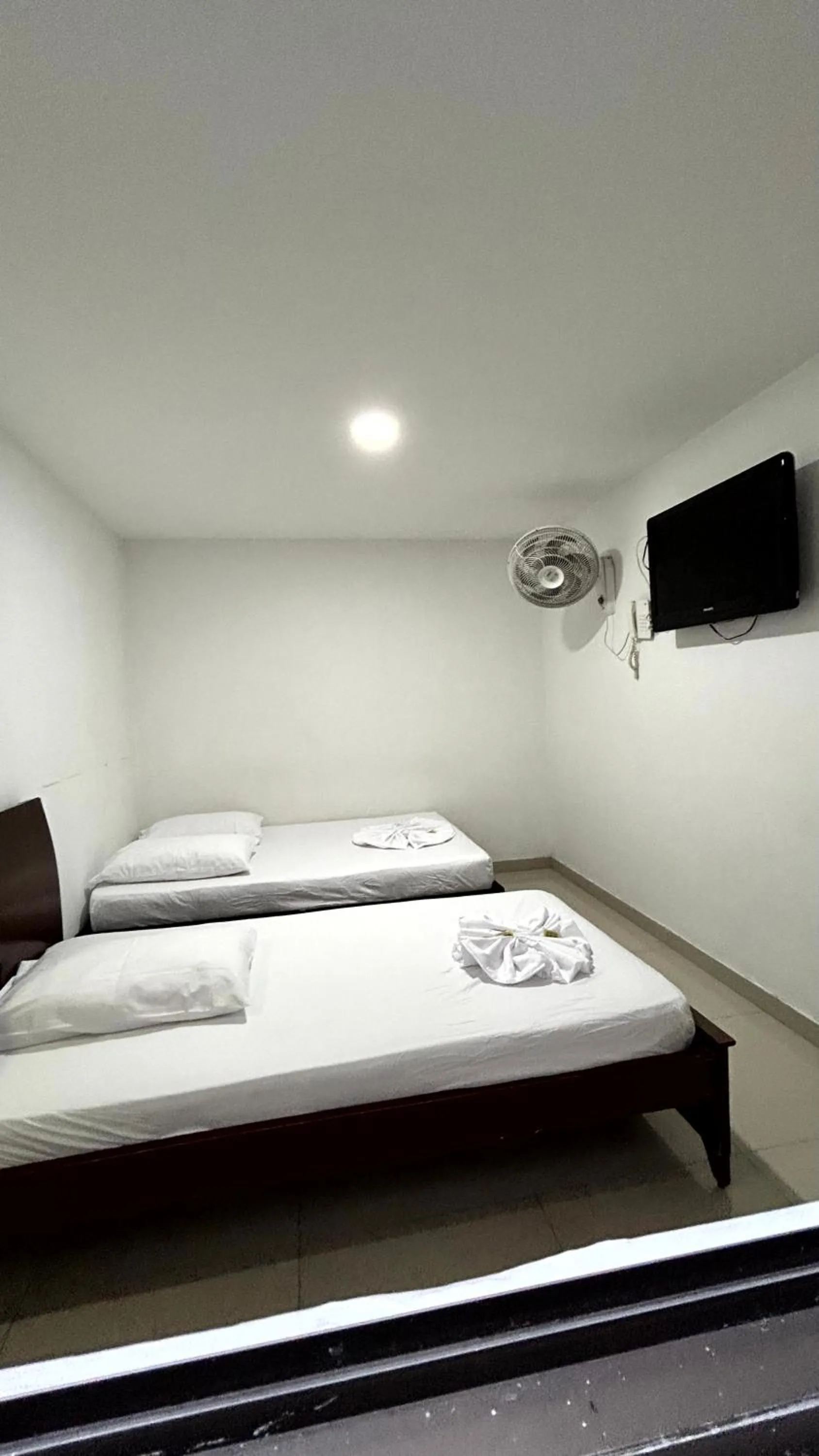 Bed in Hotel Imperio