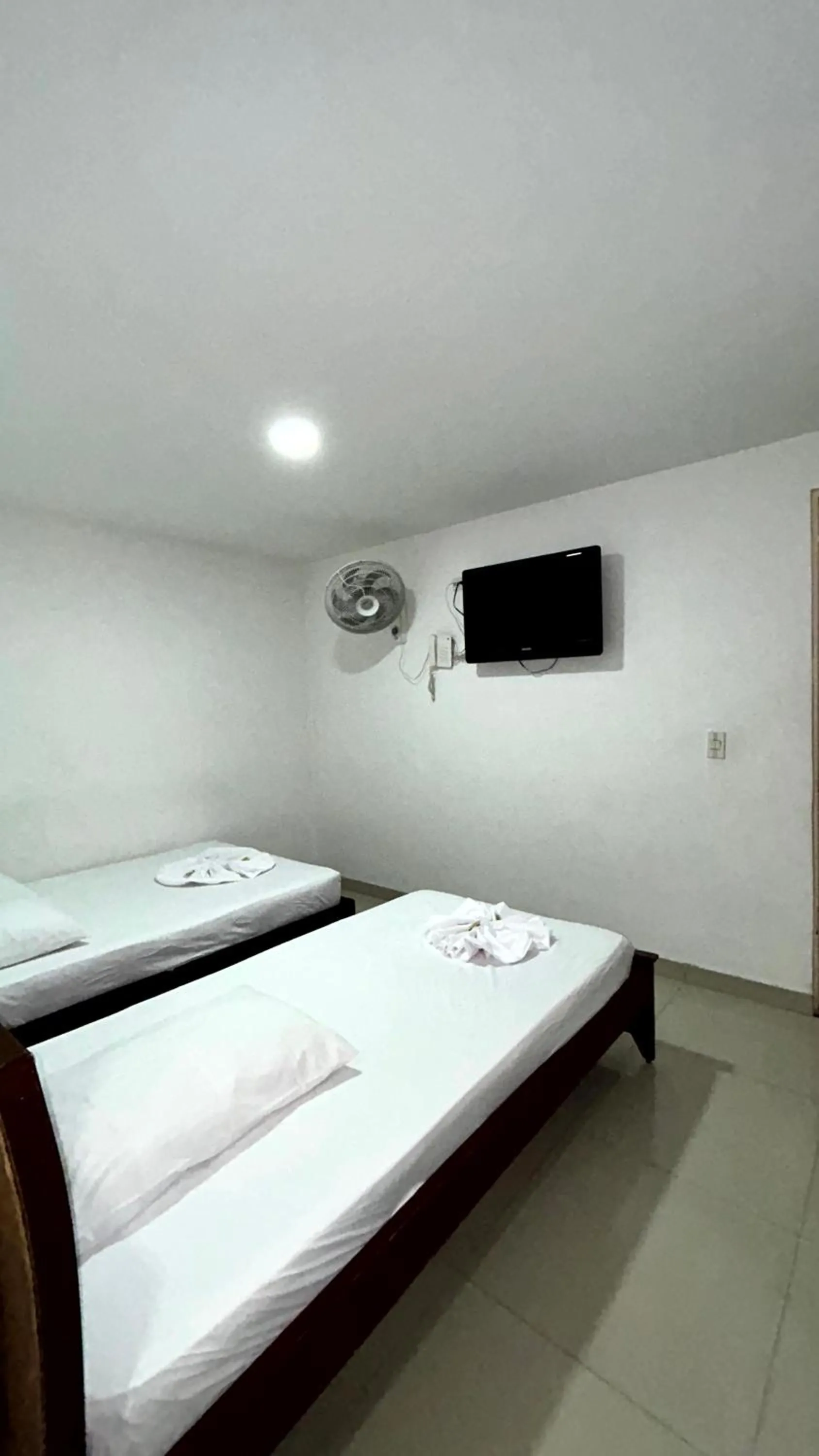 Bed in Hotel Imperio