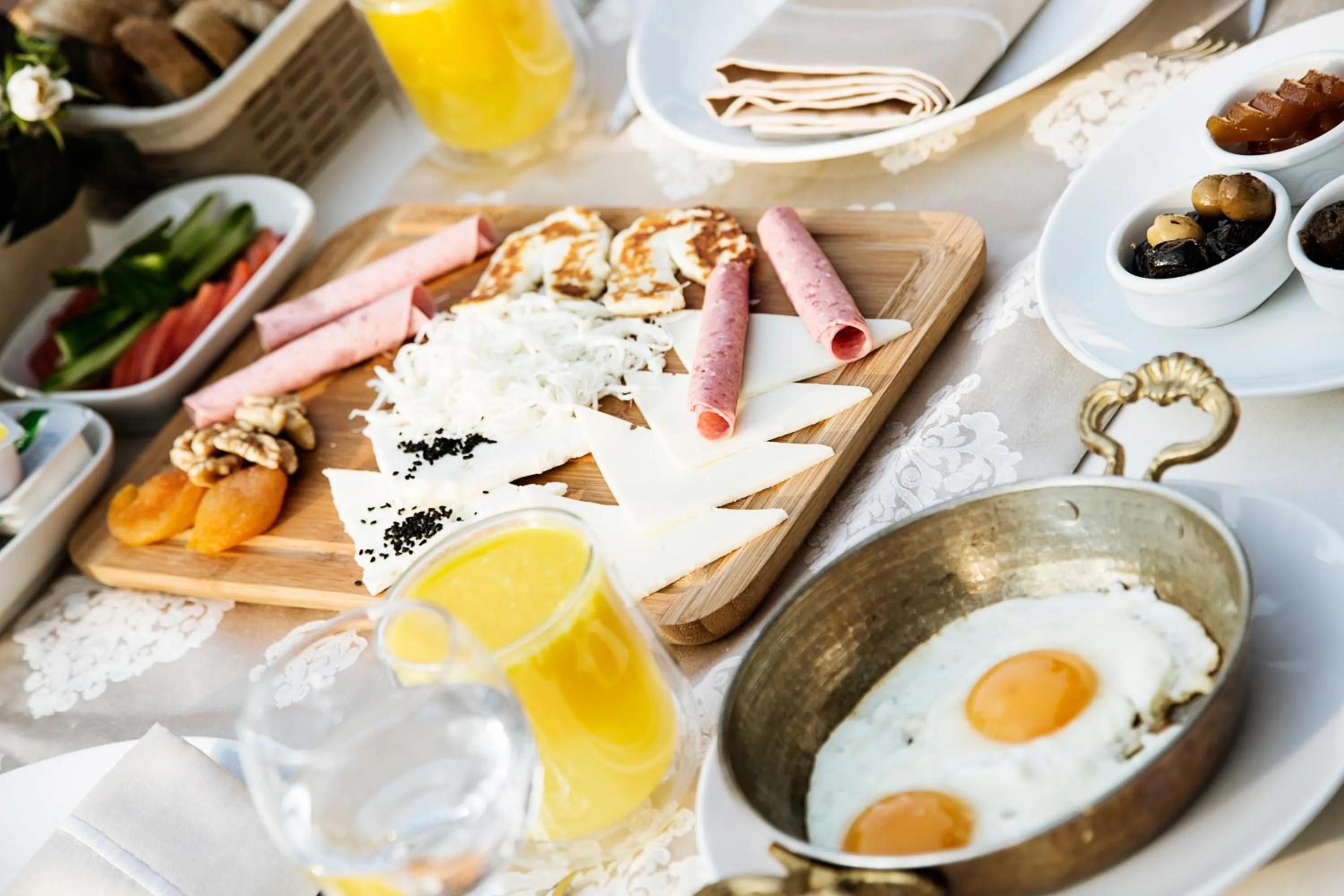 Continental breakfast in Nizam Butik Otel Büyükada