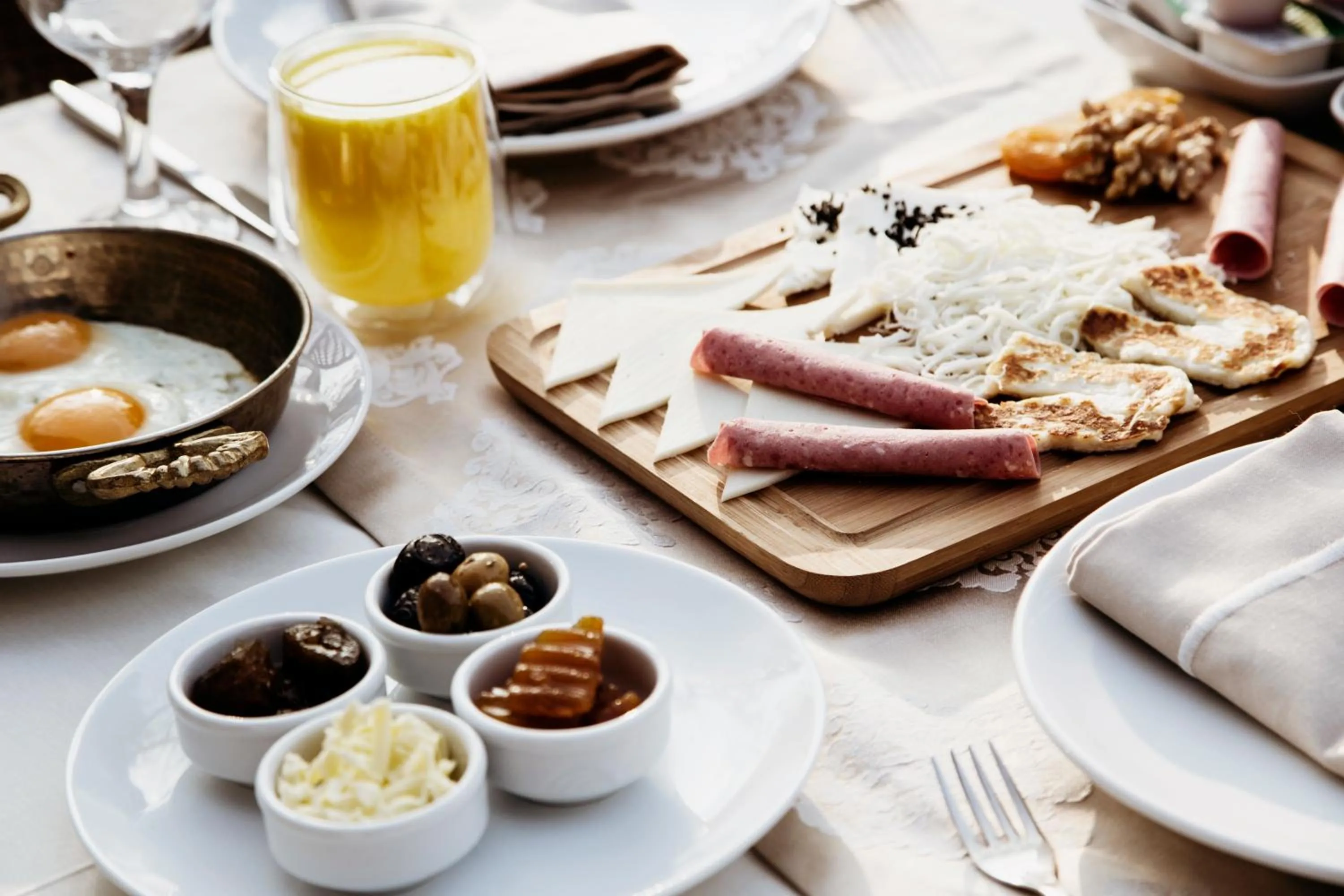 Continental breakfast in Nizam Butik Otel Büyükada