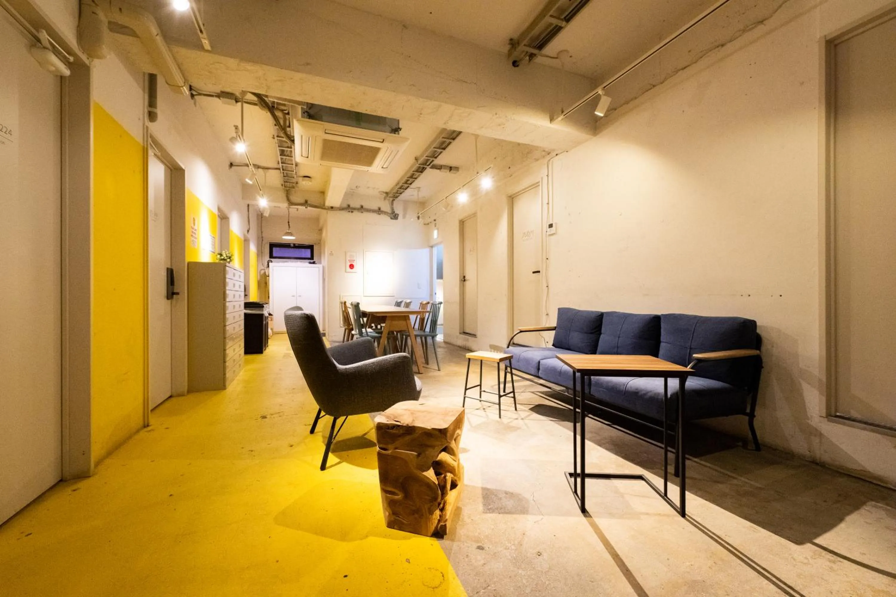 Communal lounge/ TV room in Imano Tokyo Hostel