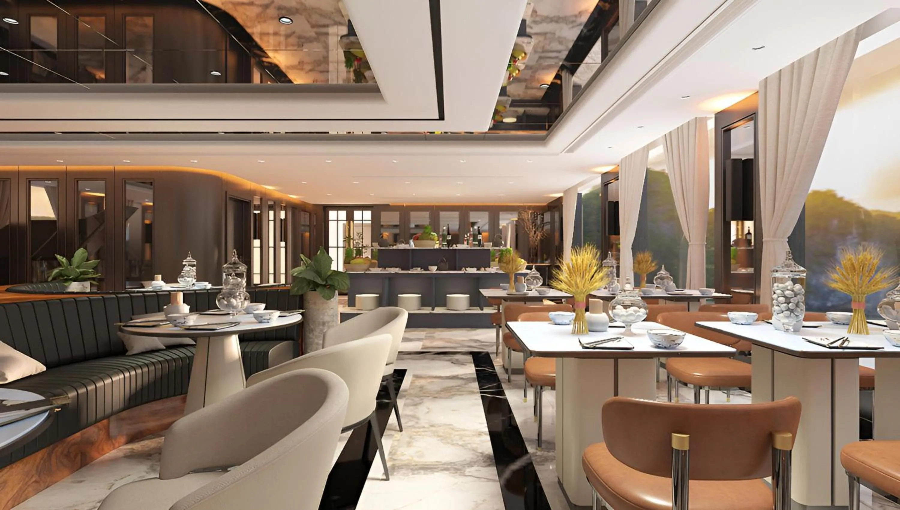 Restaurant/places to eat in Celina of The Seas Cruise - 6 Star Wonder