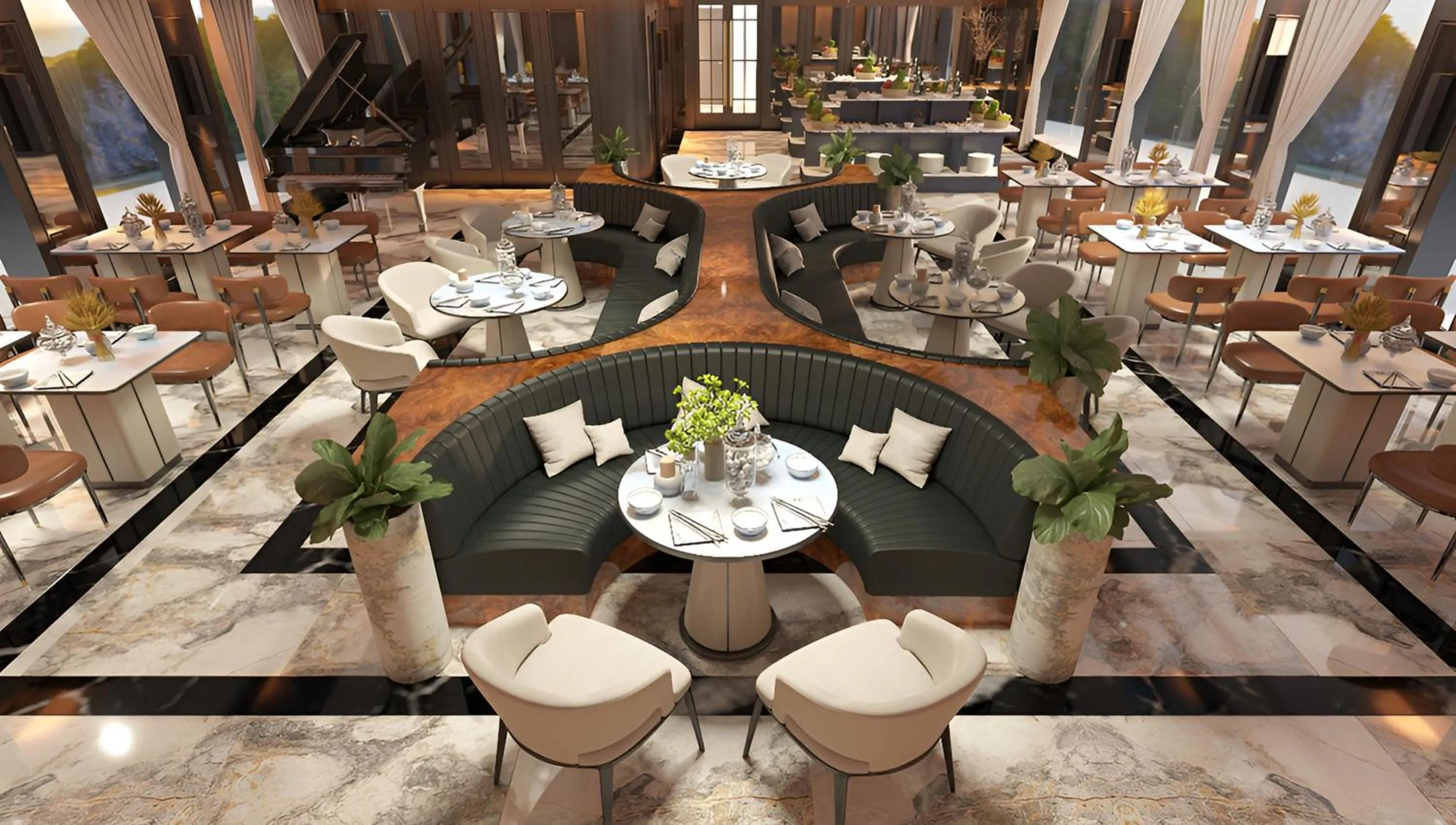 Restaurant/places to eat in Celina of The Seas Cruise - 6 Star Wonder