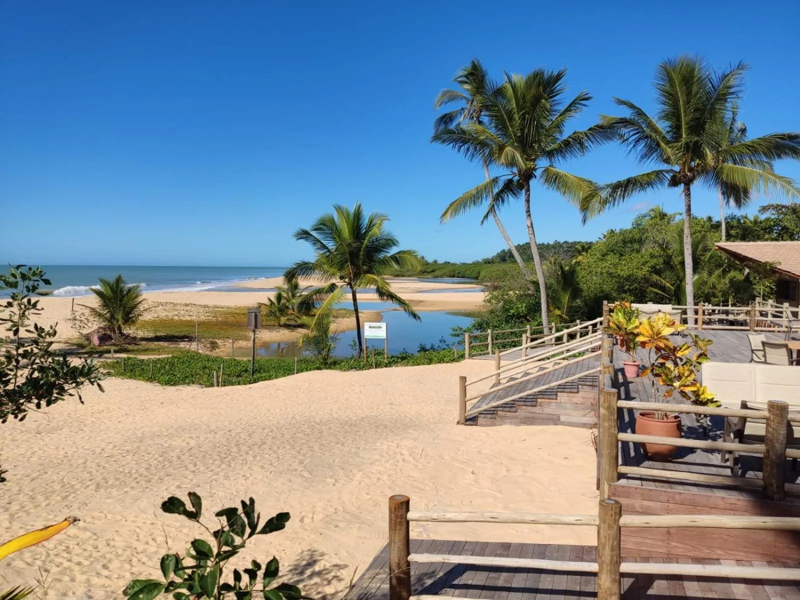 Sea view in Rio Da Barra Villa Hotel