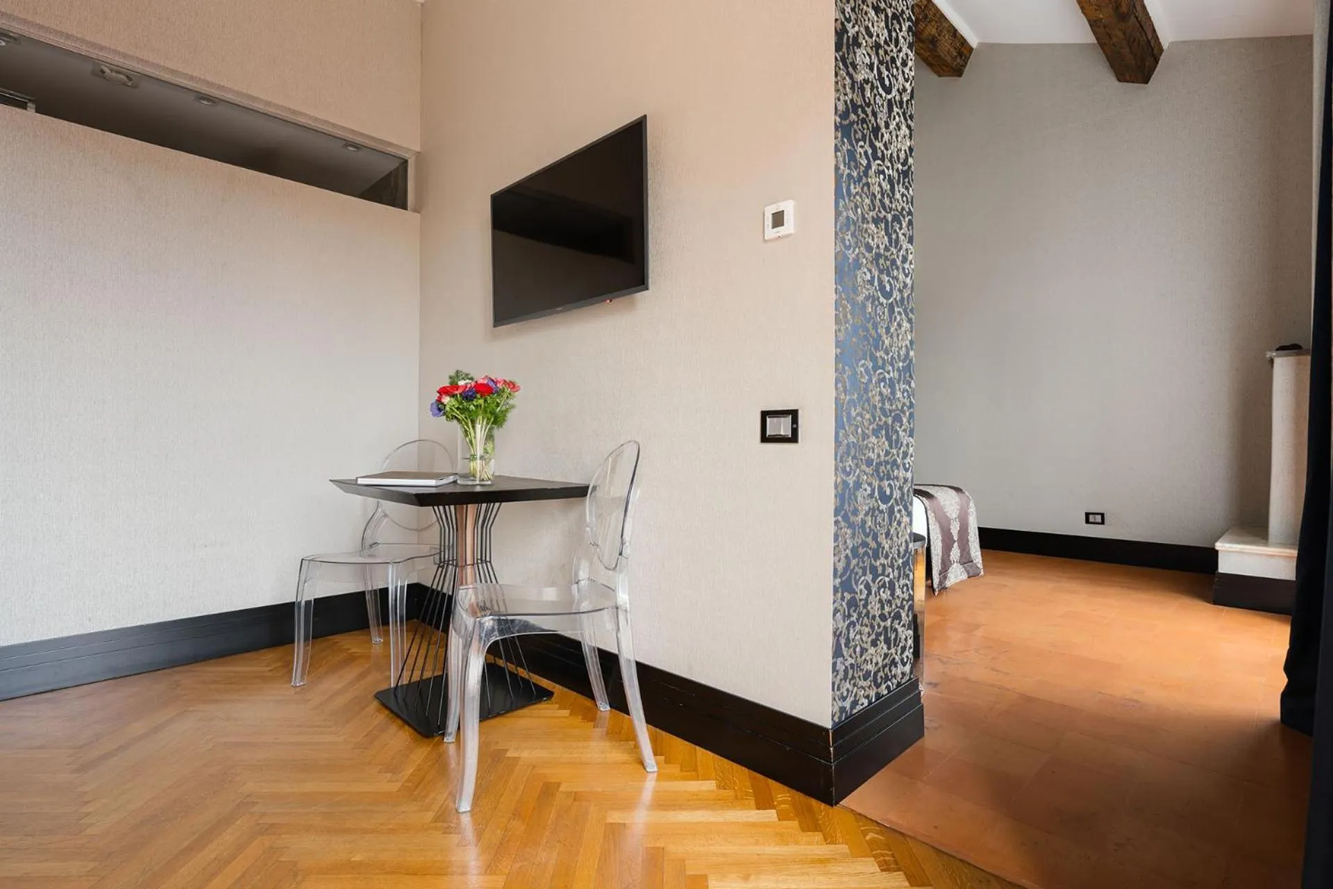 Living room in Unica Suites Rome