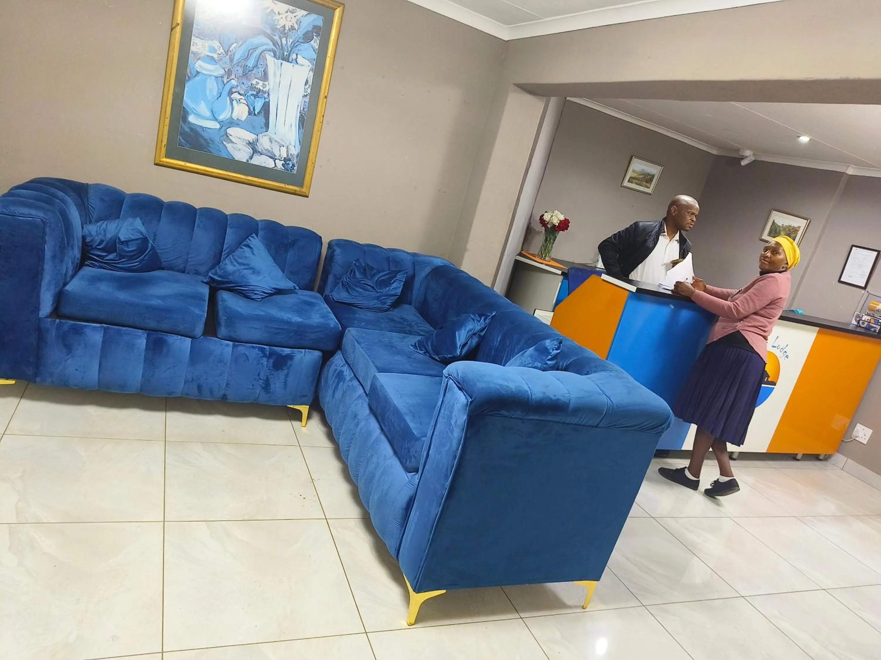Lobby or reception in Blyde Lodge