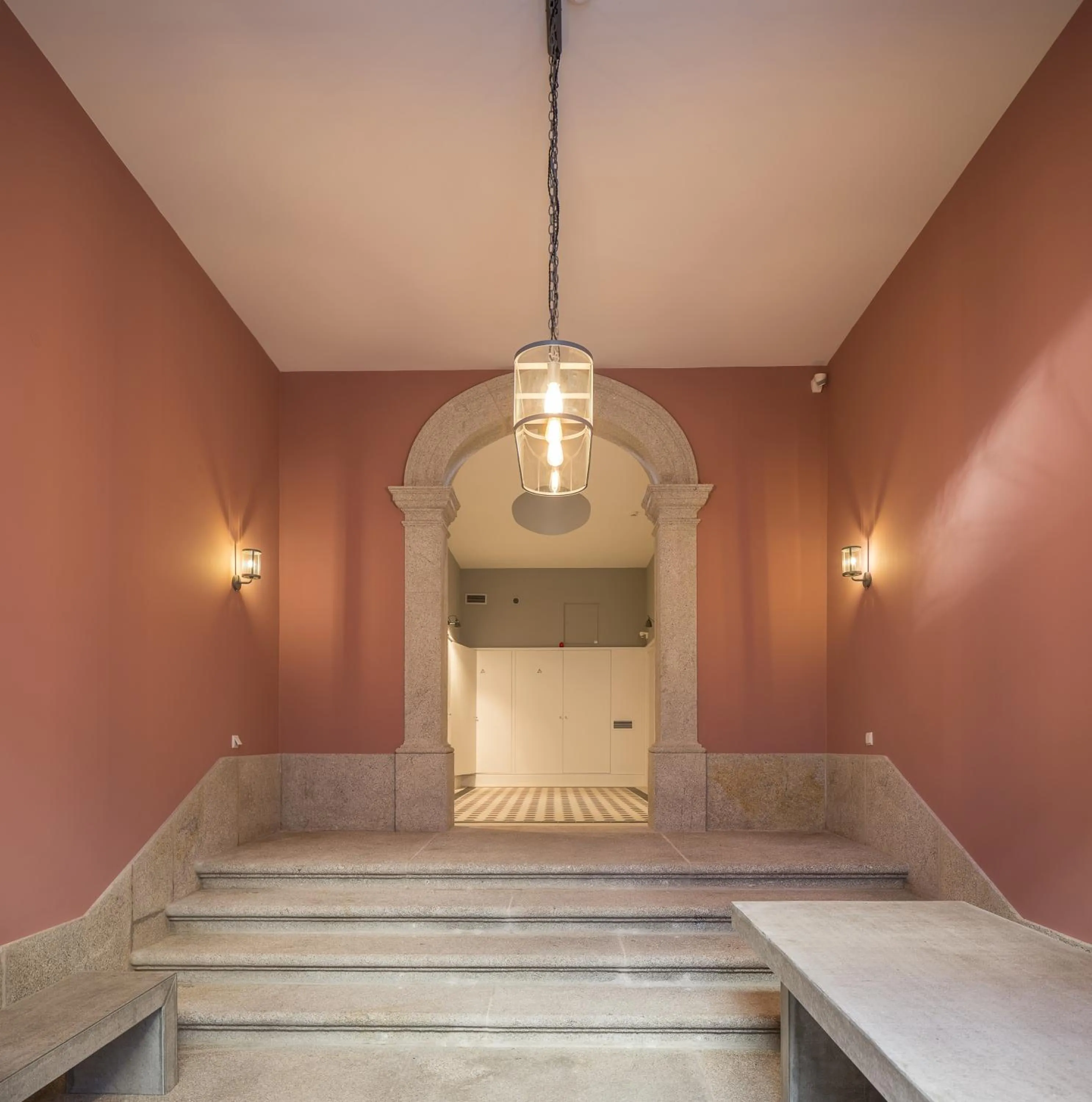Lobby or reception, Bed in Oporto Serviced Apartments - Cedofeita