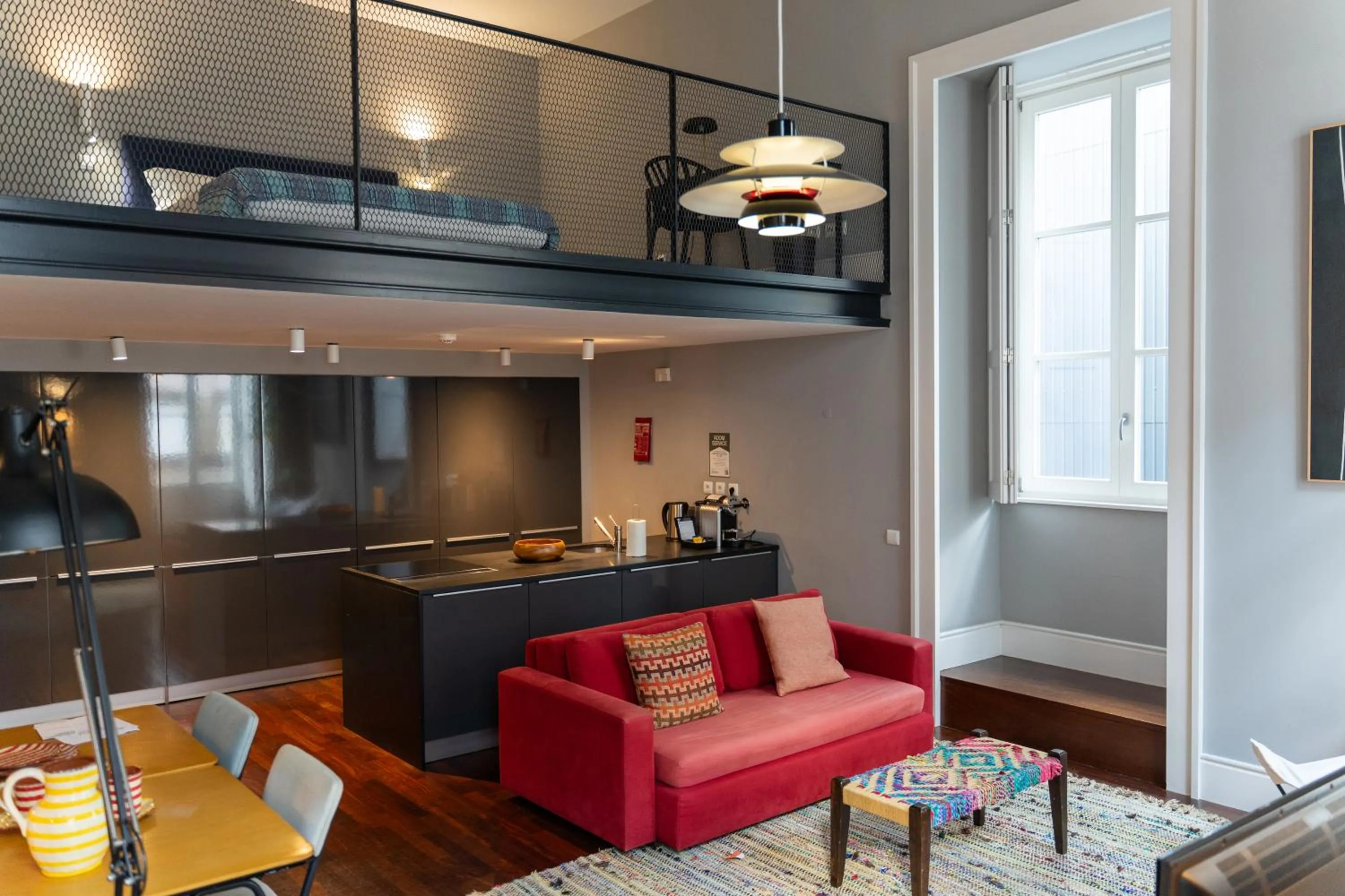 Living room in Oporto Serviced Apartments - Cedofeita