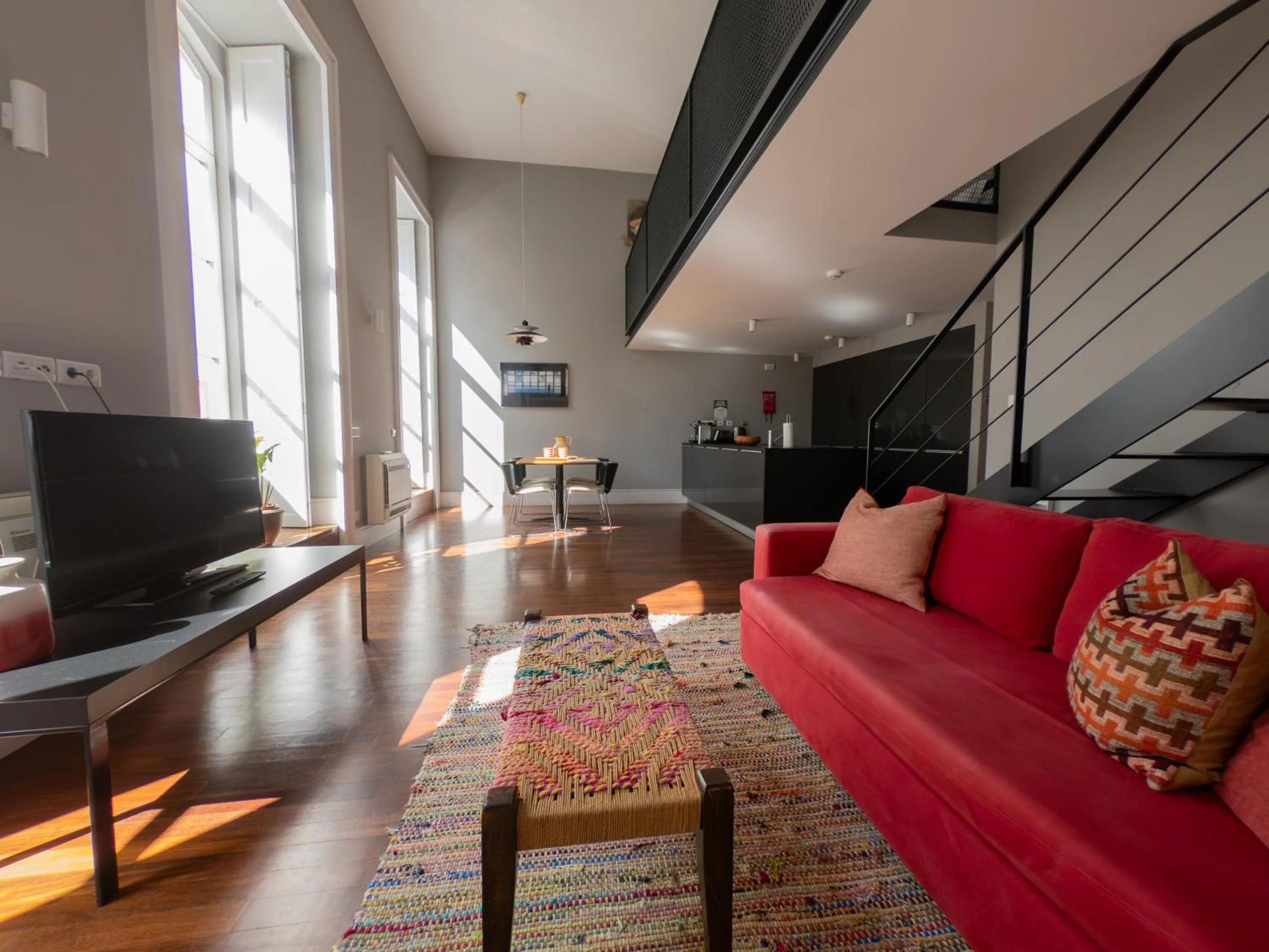 Living room in Oporto Serviced Apartments - Cedofeita