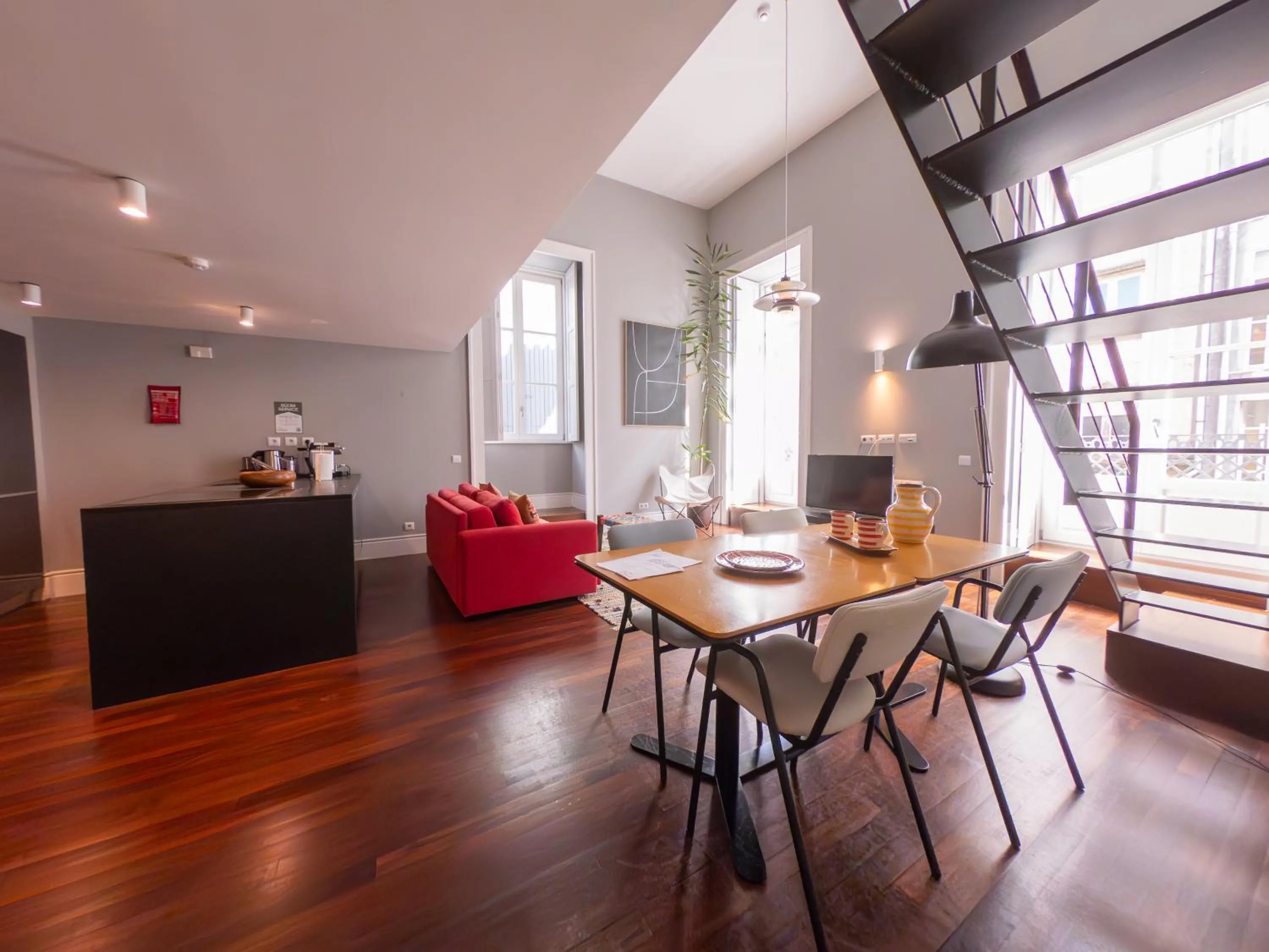 Living room in Oporto Serviced Apartments - Cedofeita