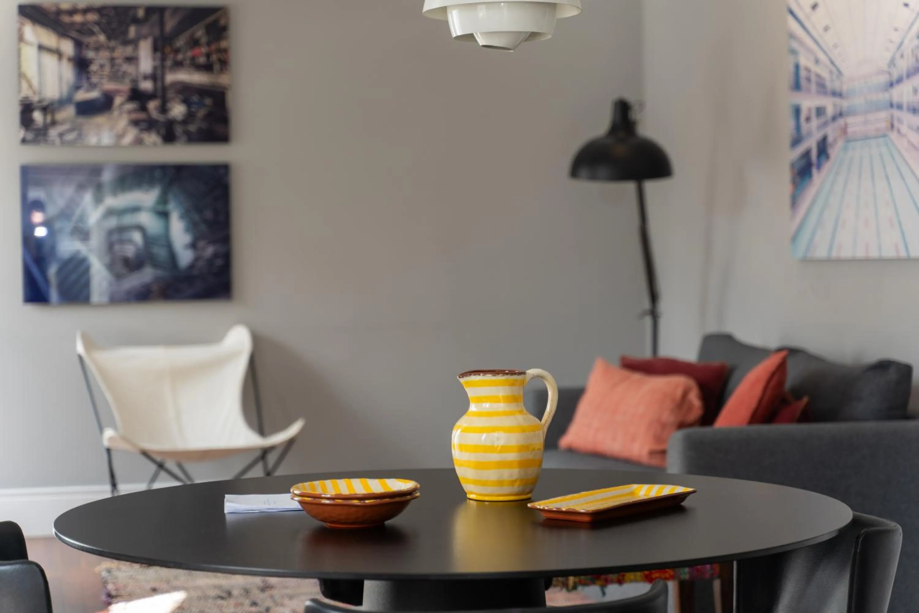 Living room in Oporto Serviced Apartments - Cedofeita