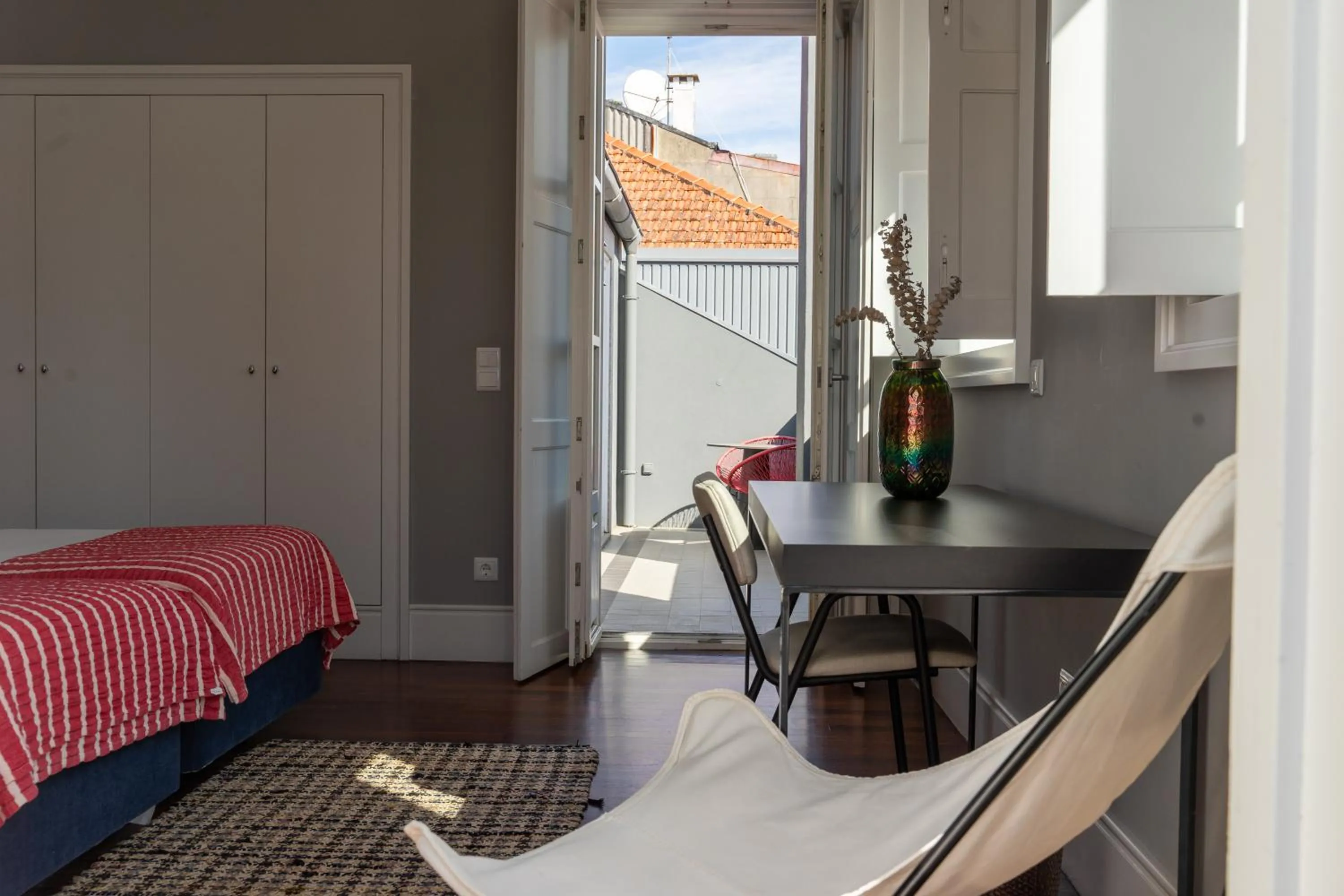 Bedroom, Bed in Oporto Serviced Apartments - Cedofeita