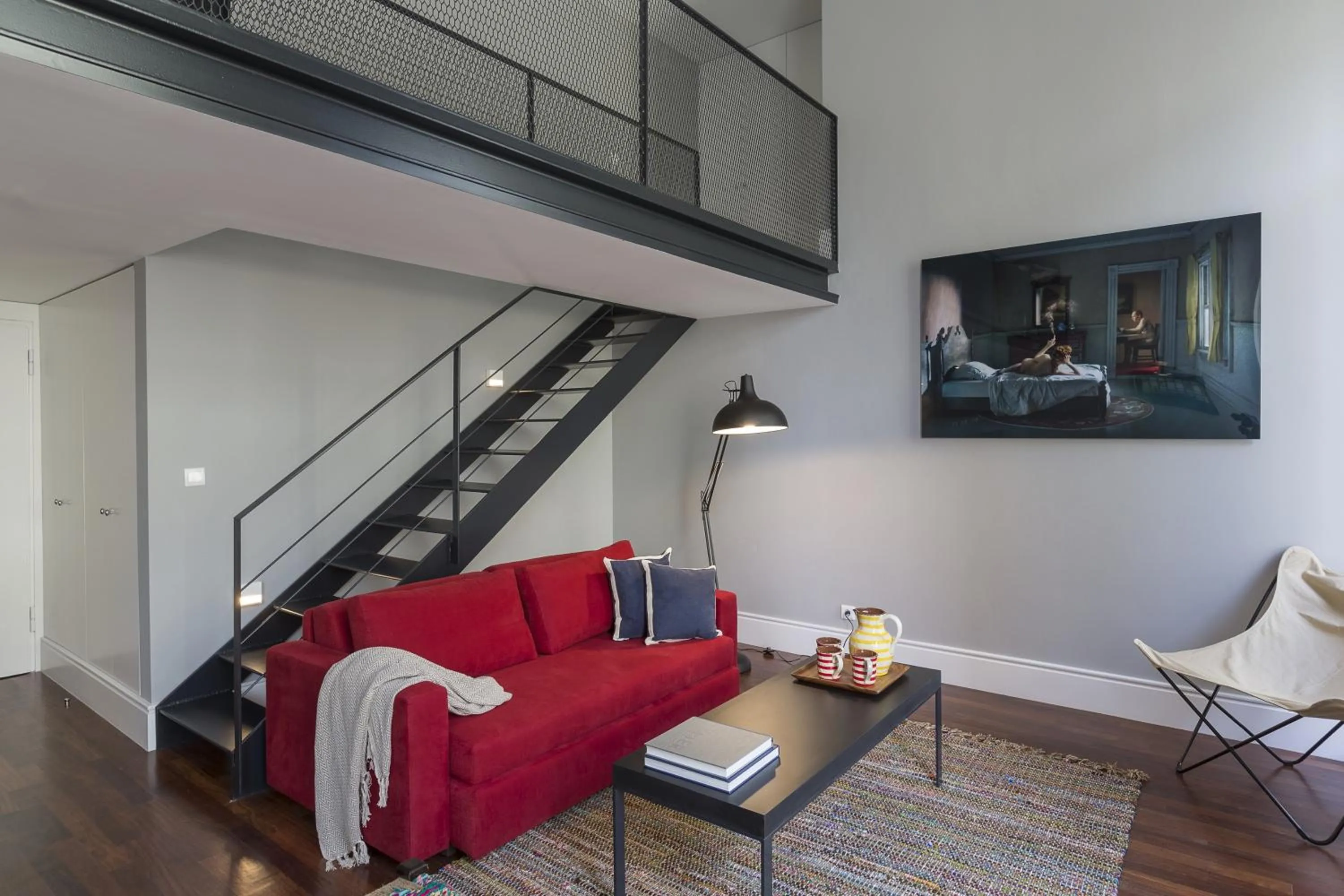 Living room in Oporto Serviced Apartments - Cedofeita