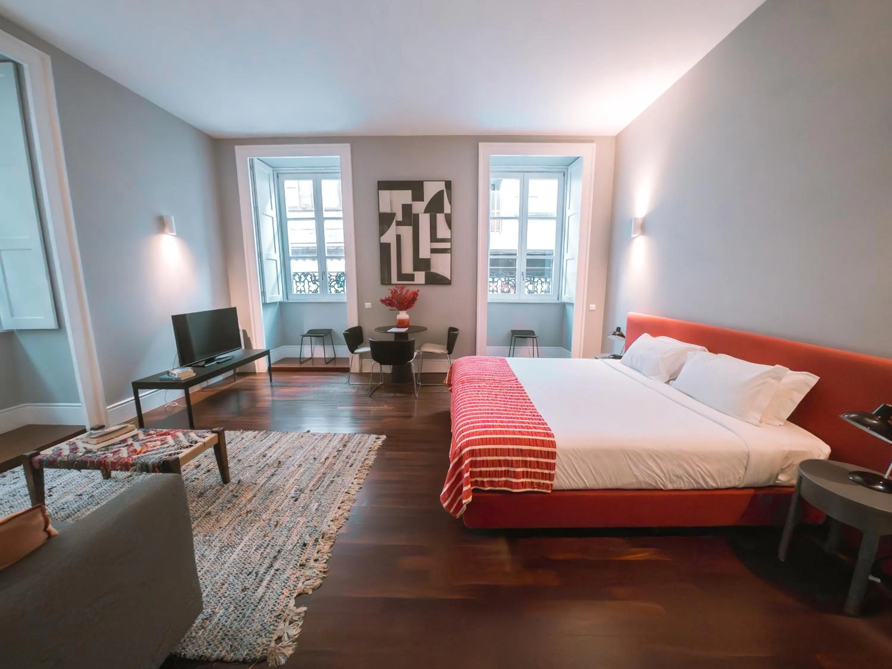 Bedroom, Bed in Oporto Serviced Apartments - Cedofeita