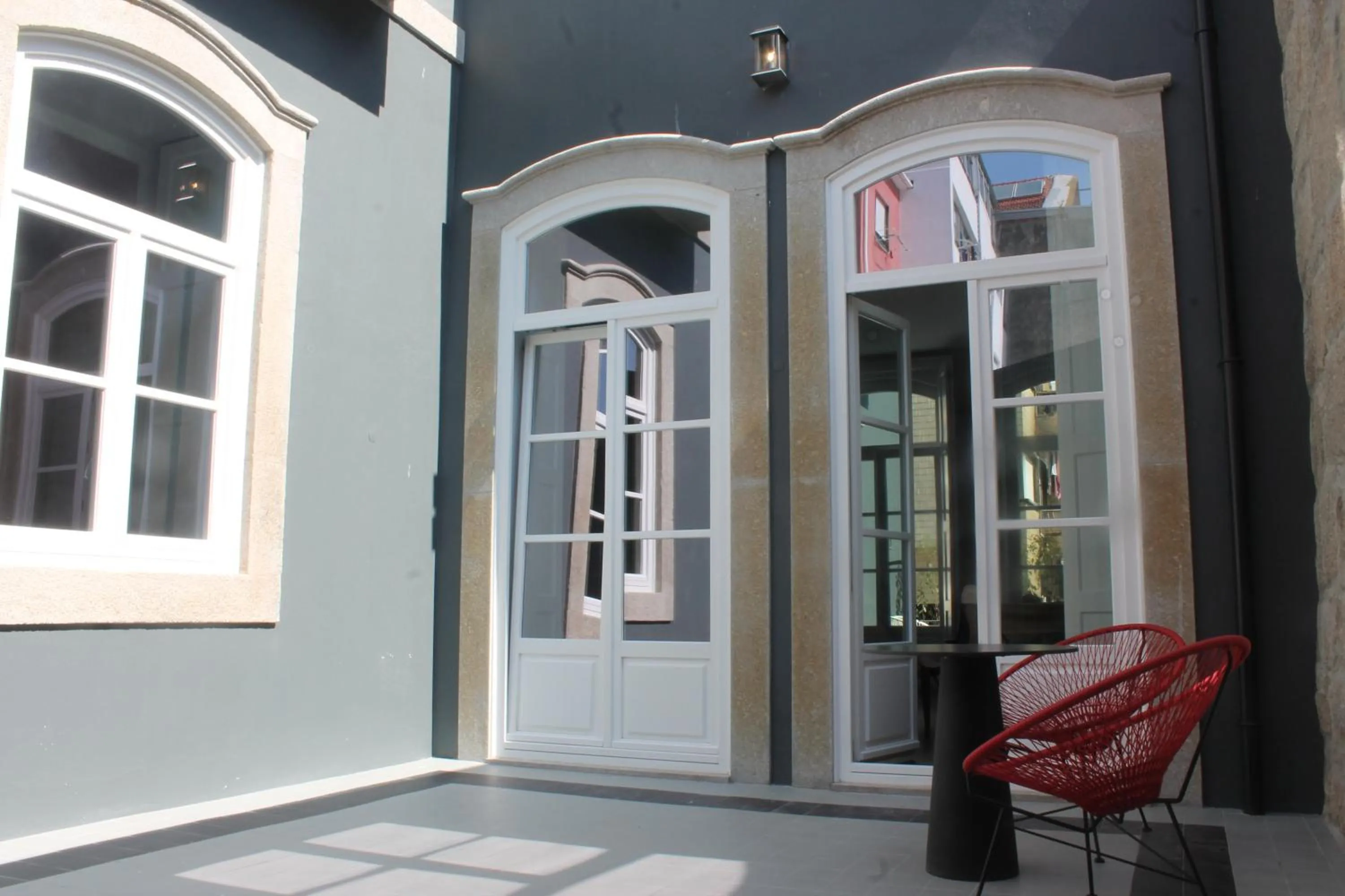 Patio in Oporto Serviced Apartments - Cedofeita