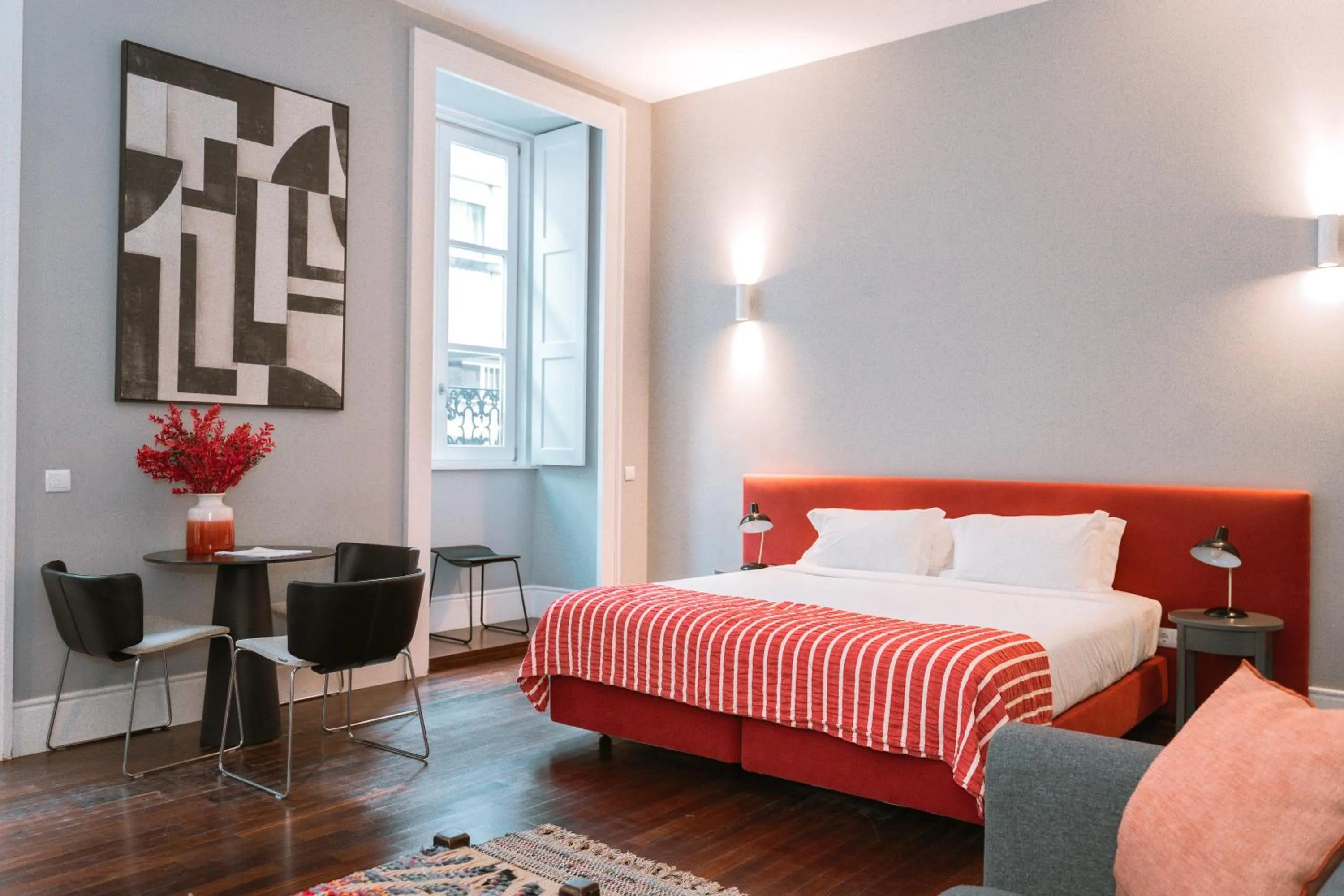 Bedroom, Bed in Oporto Serviced Apartments - Cedofeita