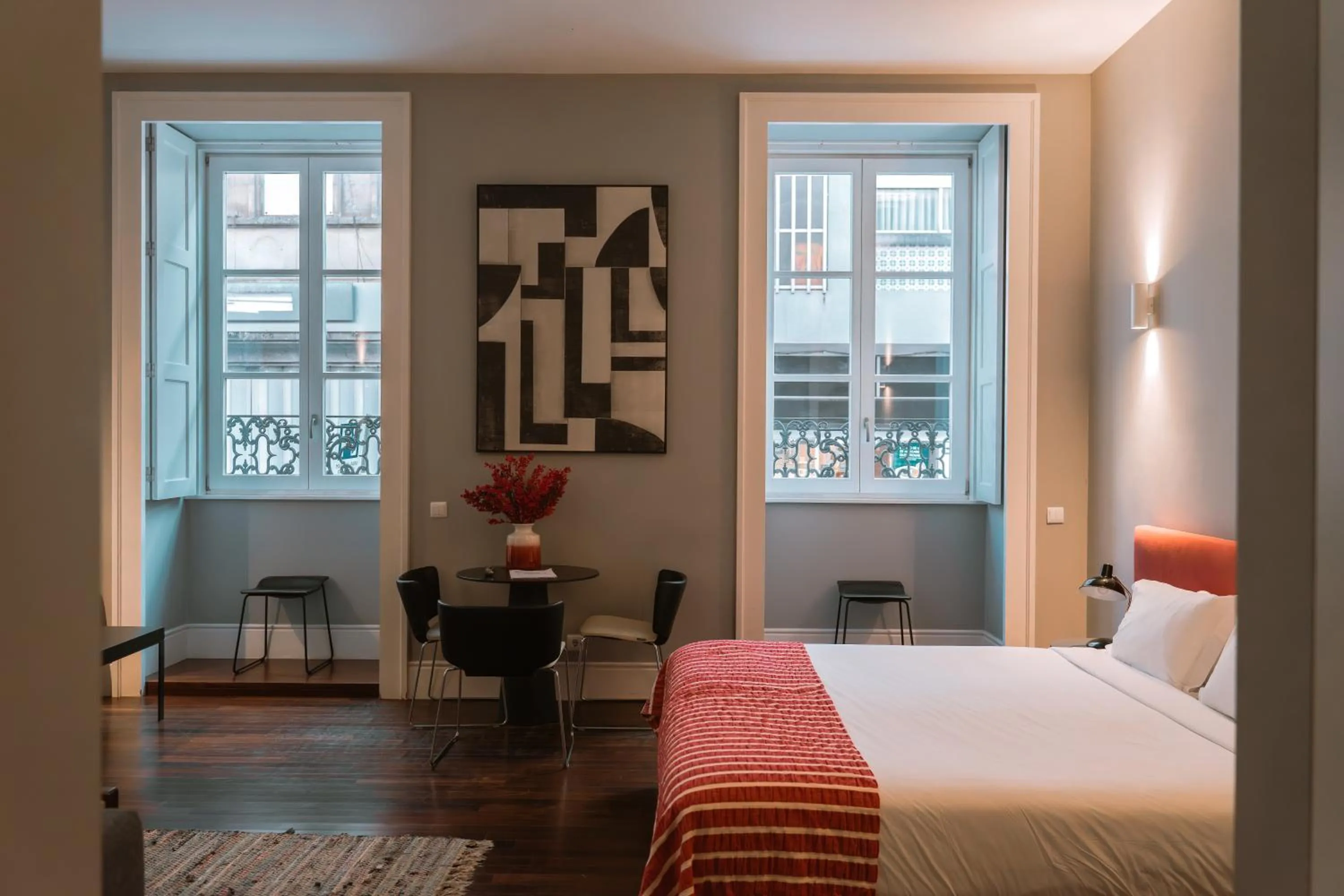 Bedroom, Bed in Oporto Serviced Apartments - Cedofeita