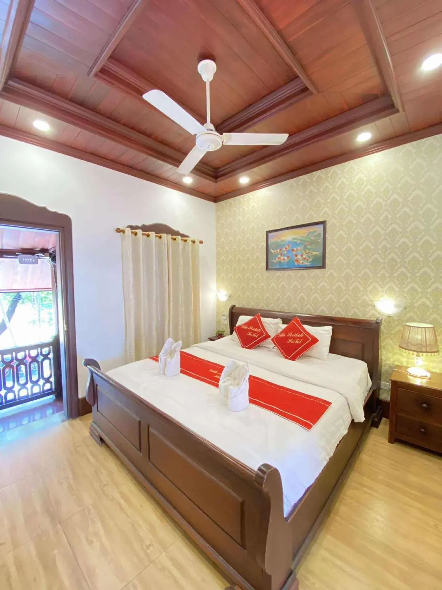 Deluxe Double or Twin Room with Balcony in Villa Sirikili Hotel Luang Prabang Deluxe Double or Twin Room with Balcony in Villa Sirikili Hotel Luang Prabang