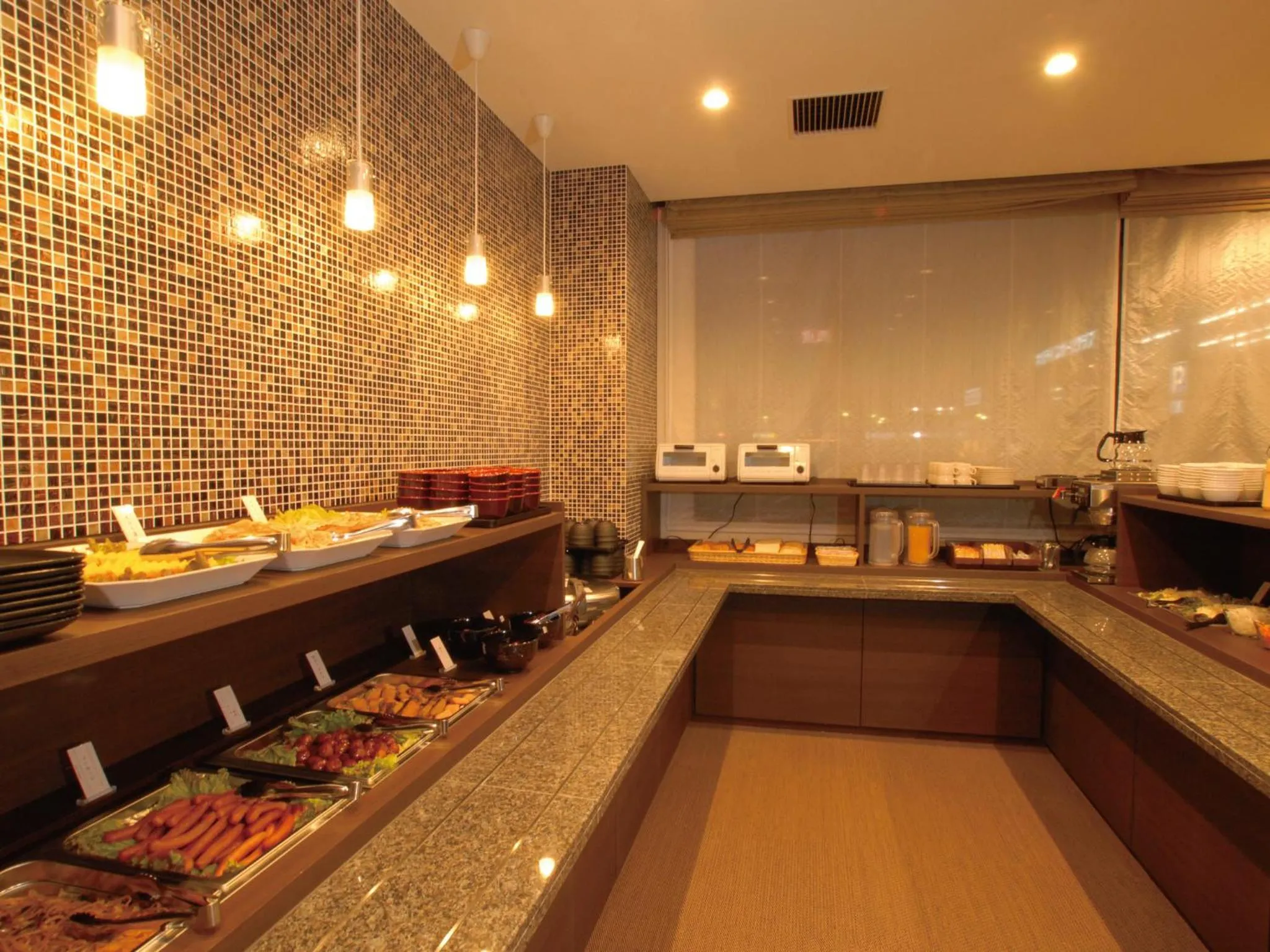 Buffet breakfast in AB Hotel Fukaya