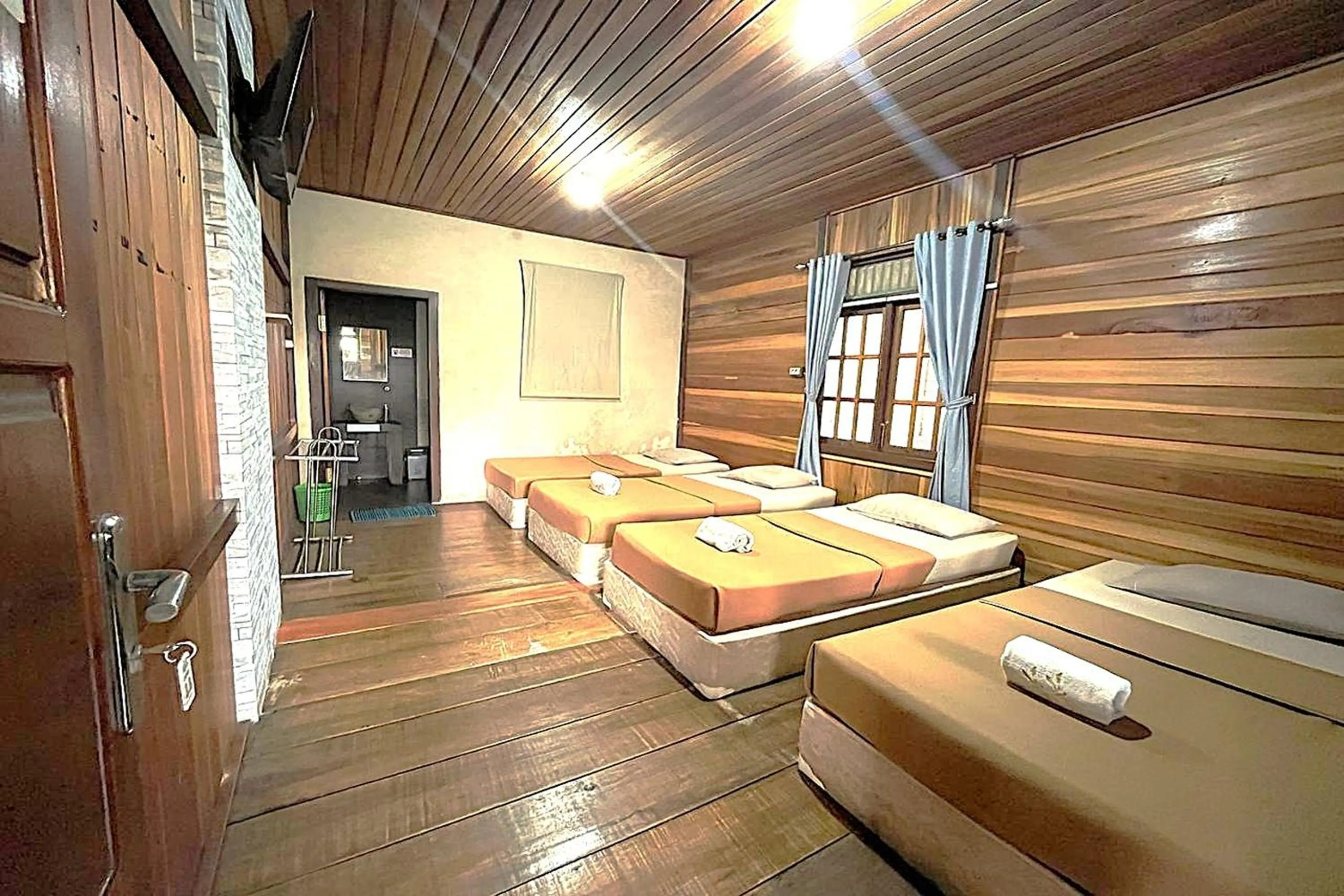 Bed in Tjapoeng Resort Pancawati