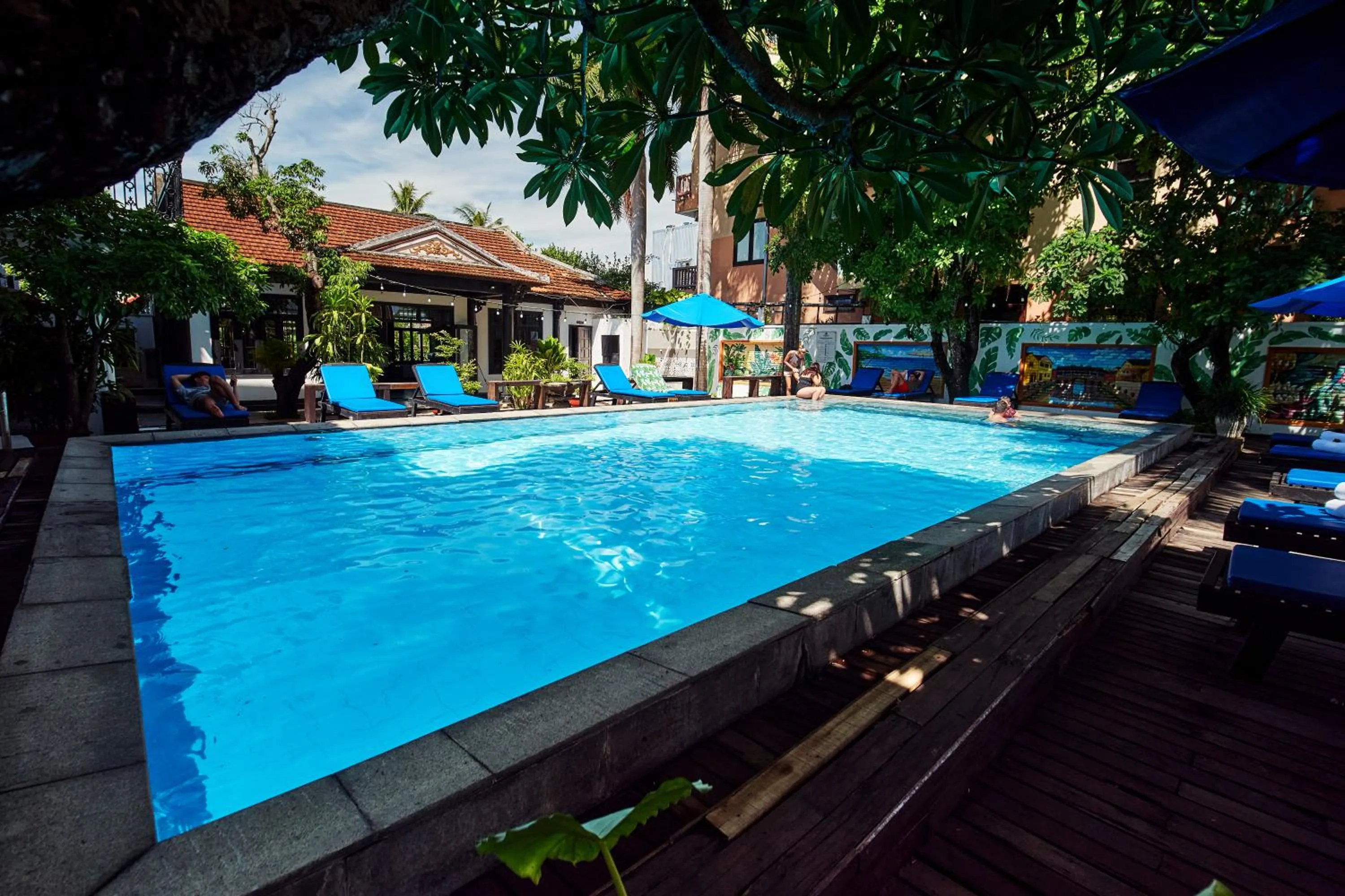 Swimming pool in Hoian Nostalgia Hotel