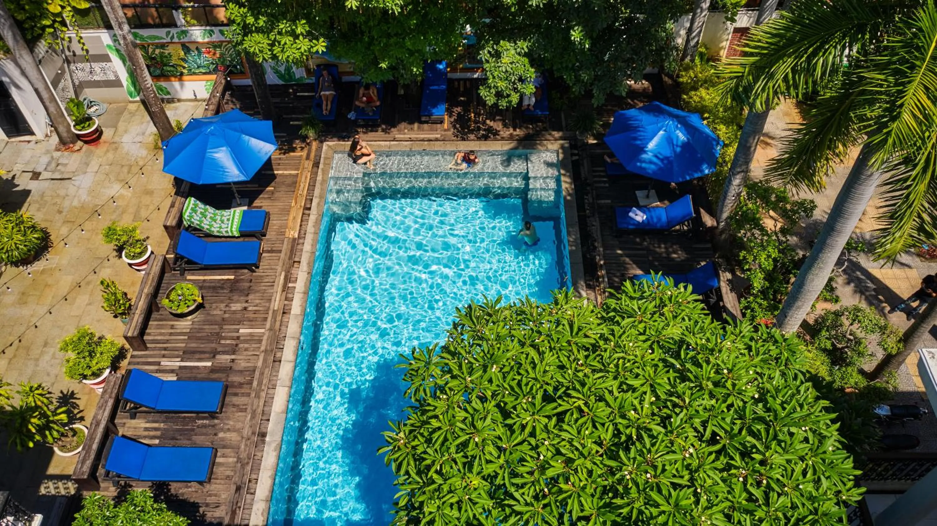 Swimming pool in Hoian Nostalgia Hotel