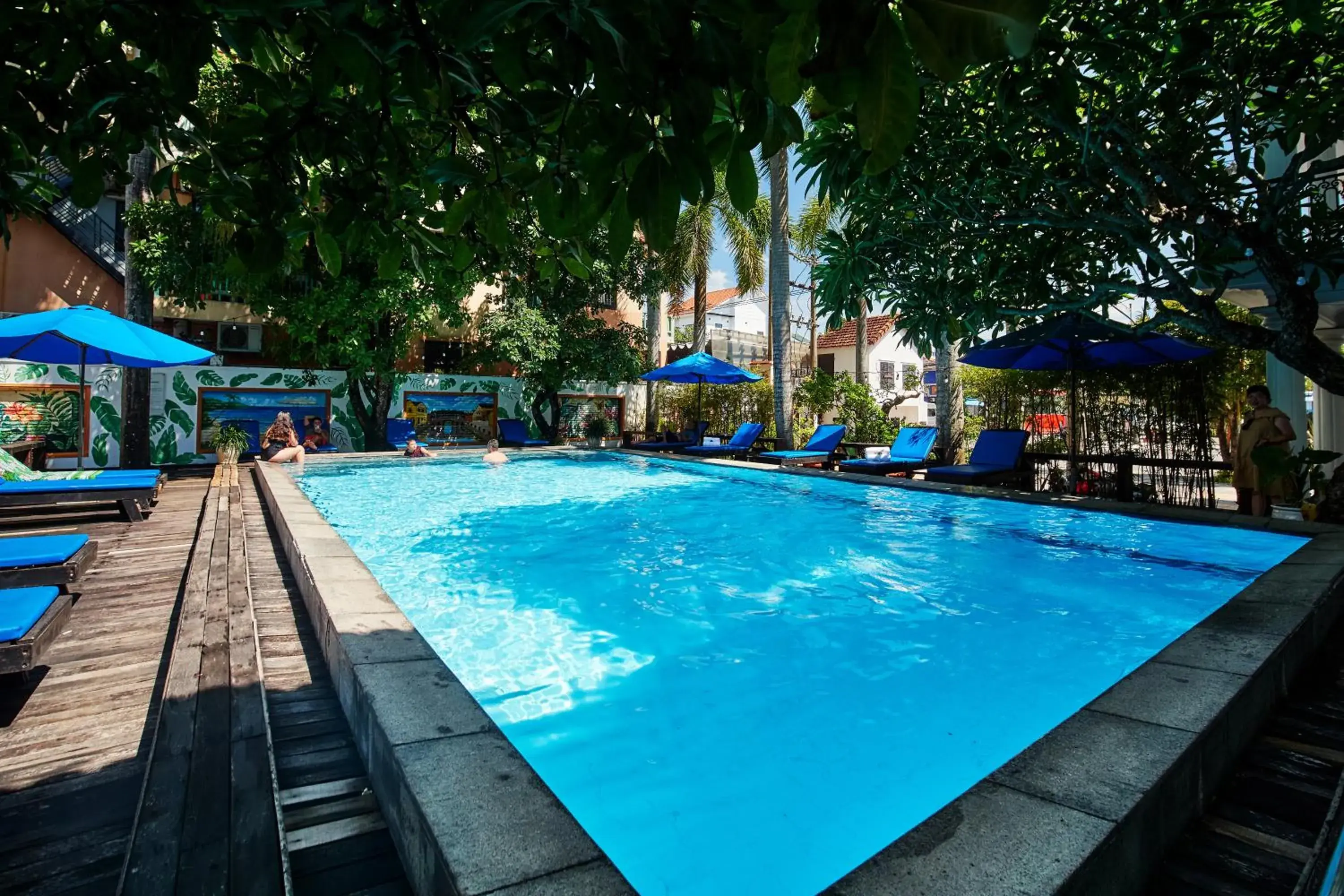 Swimming pool in Hoian Nostalgia Hotel Swimming pool in Hoian Nostalgia Hotel