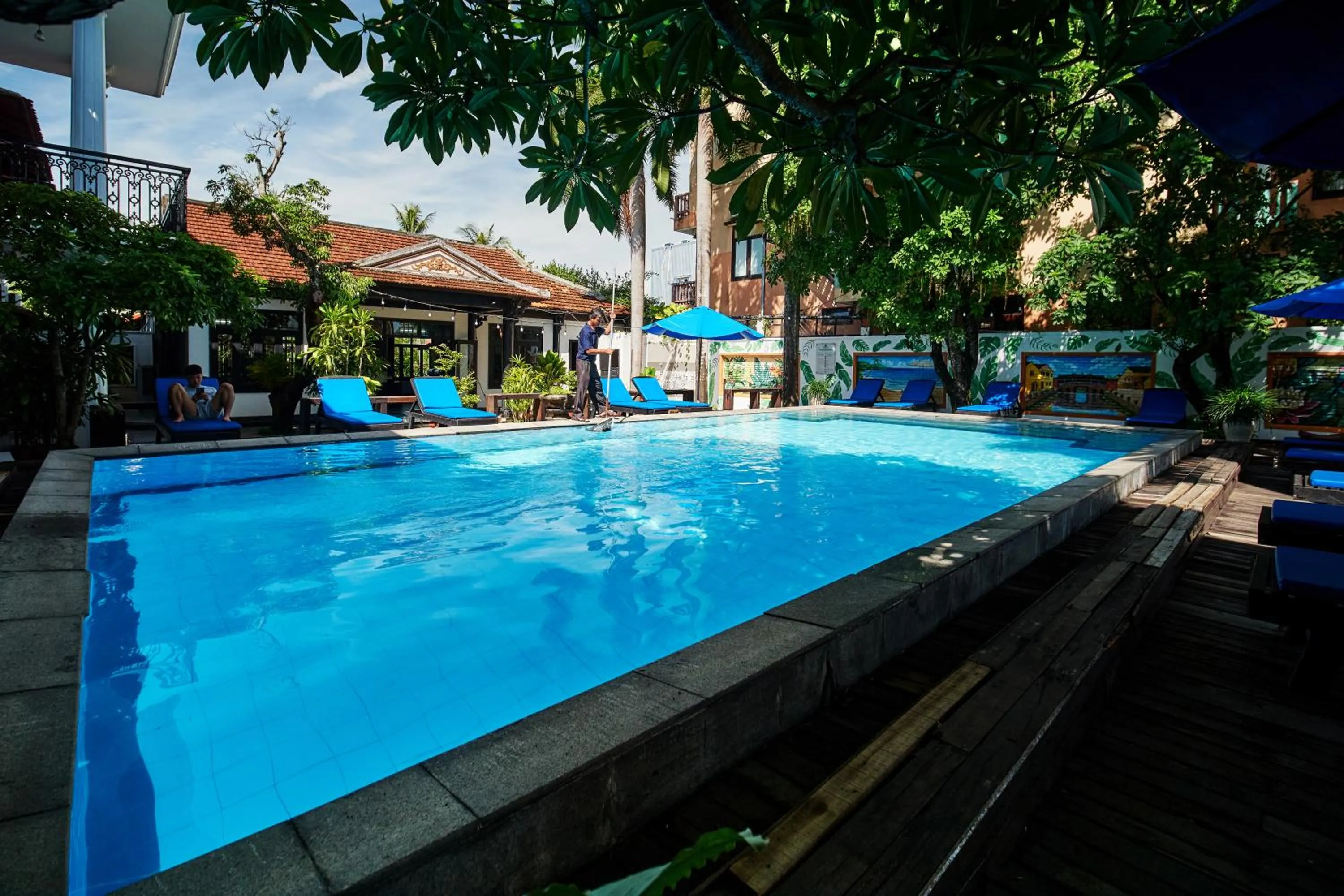 Swimming pool in Hoian Nostalgia Hotel