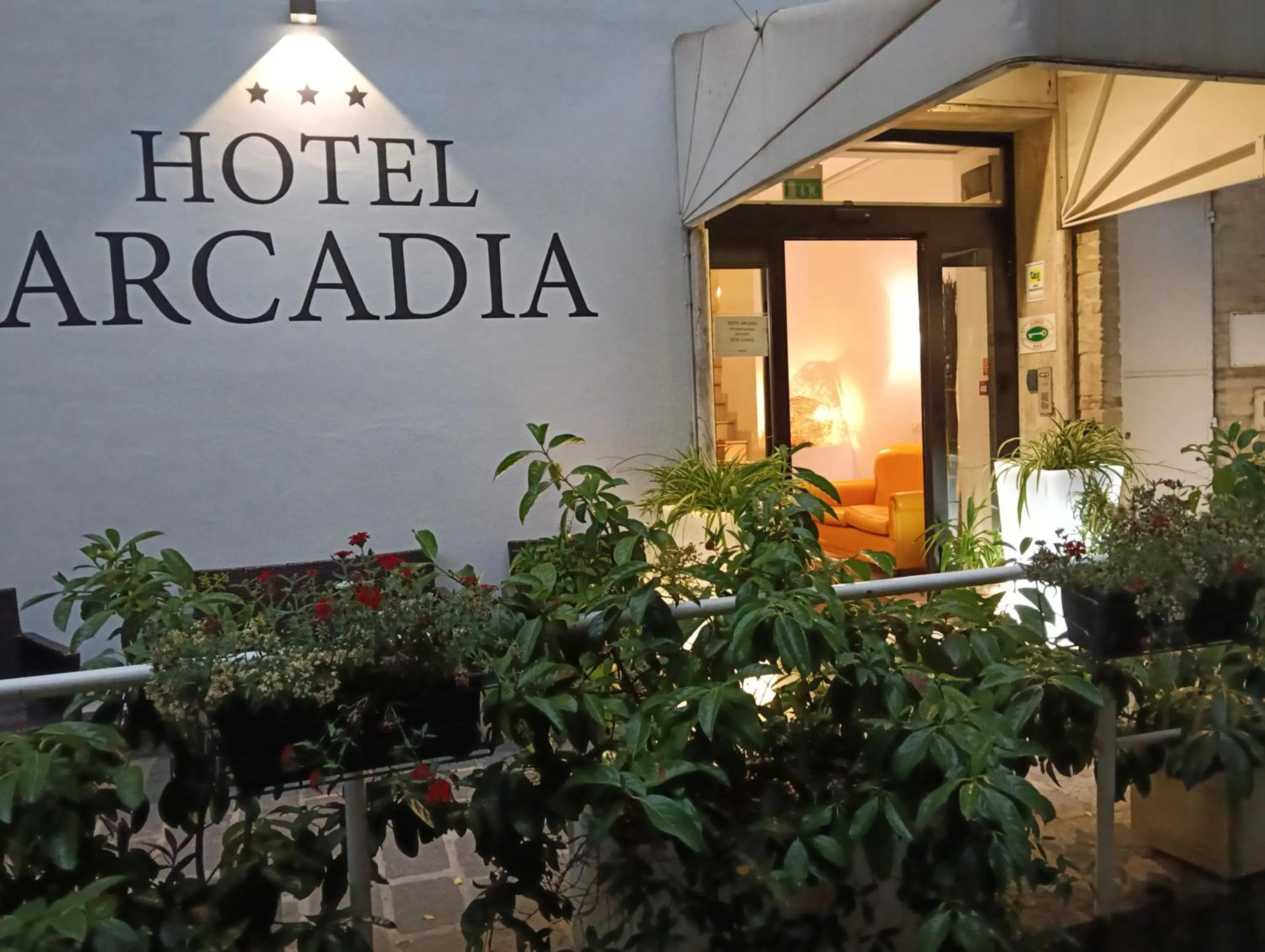 Property building in Hotel Arcadia