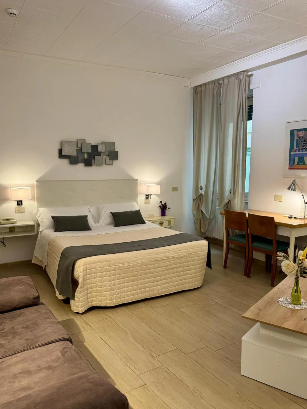 Bed in Hotel Arcadia