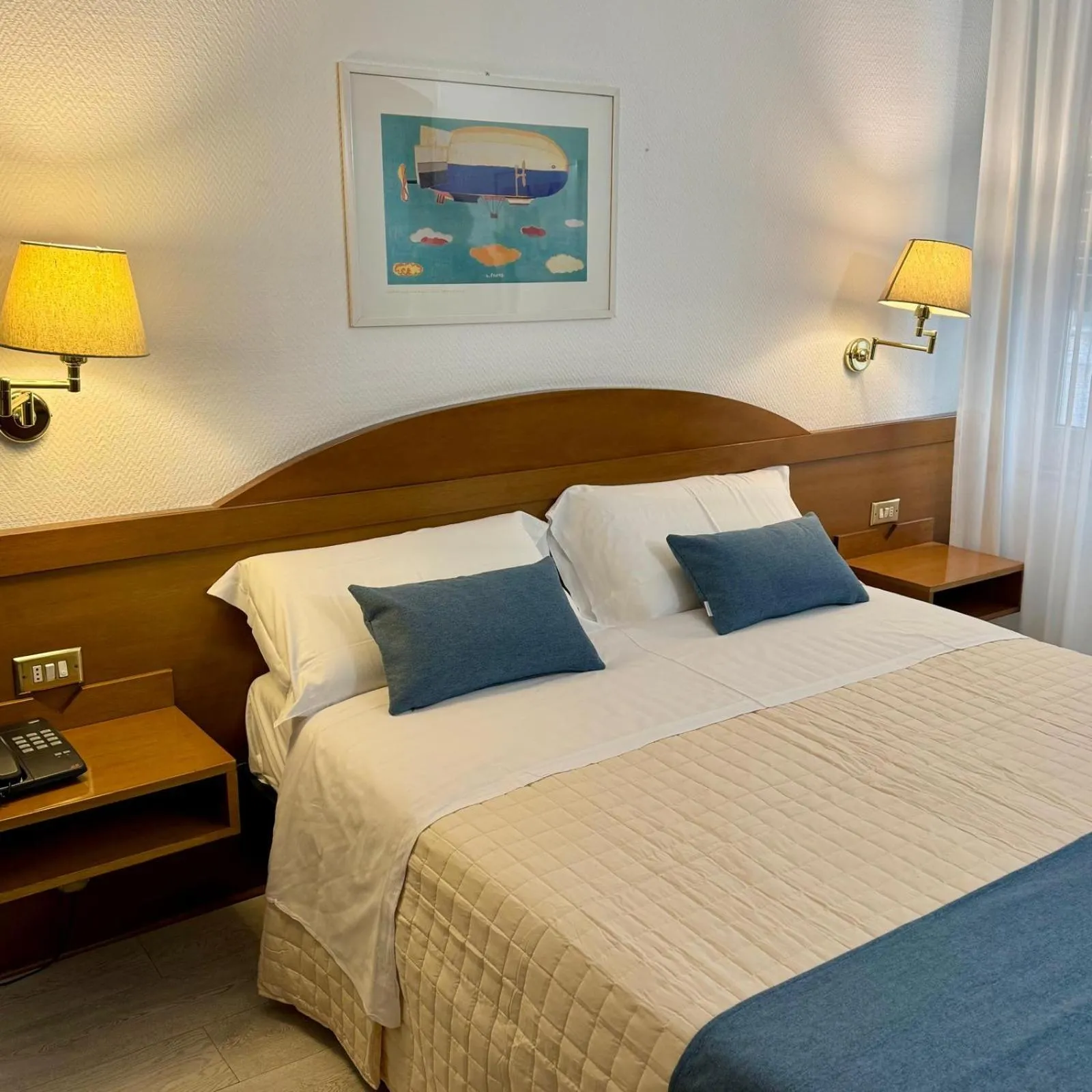 Bed in Hotel Arcadia