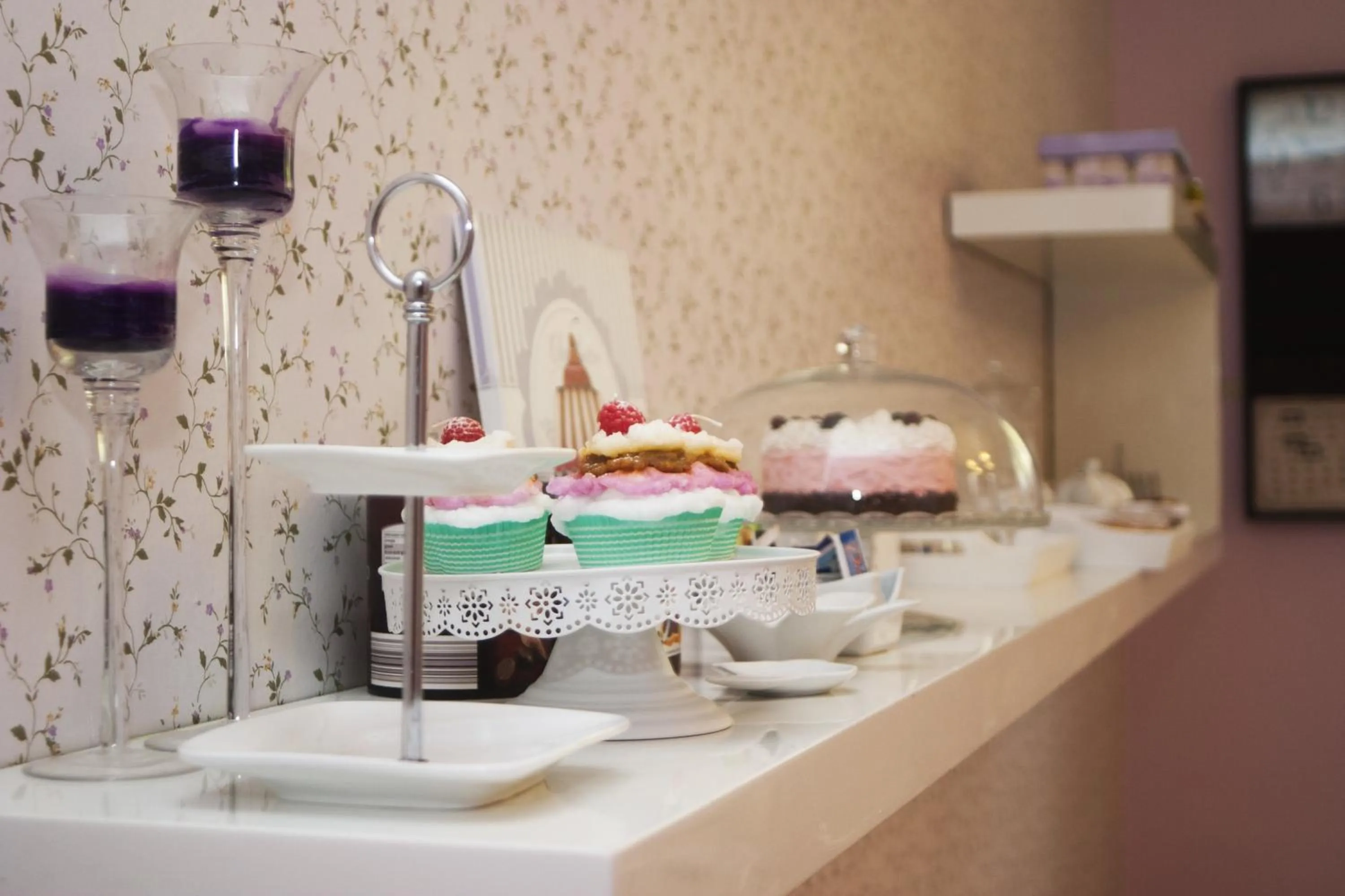 Communal kitchen in B&B Santa Sofia