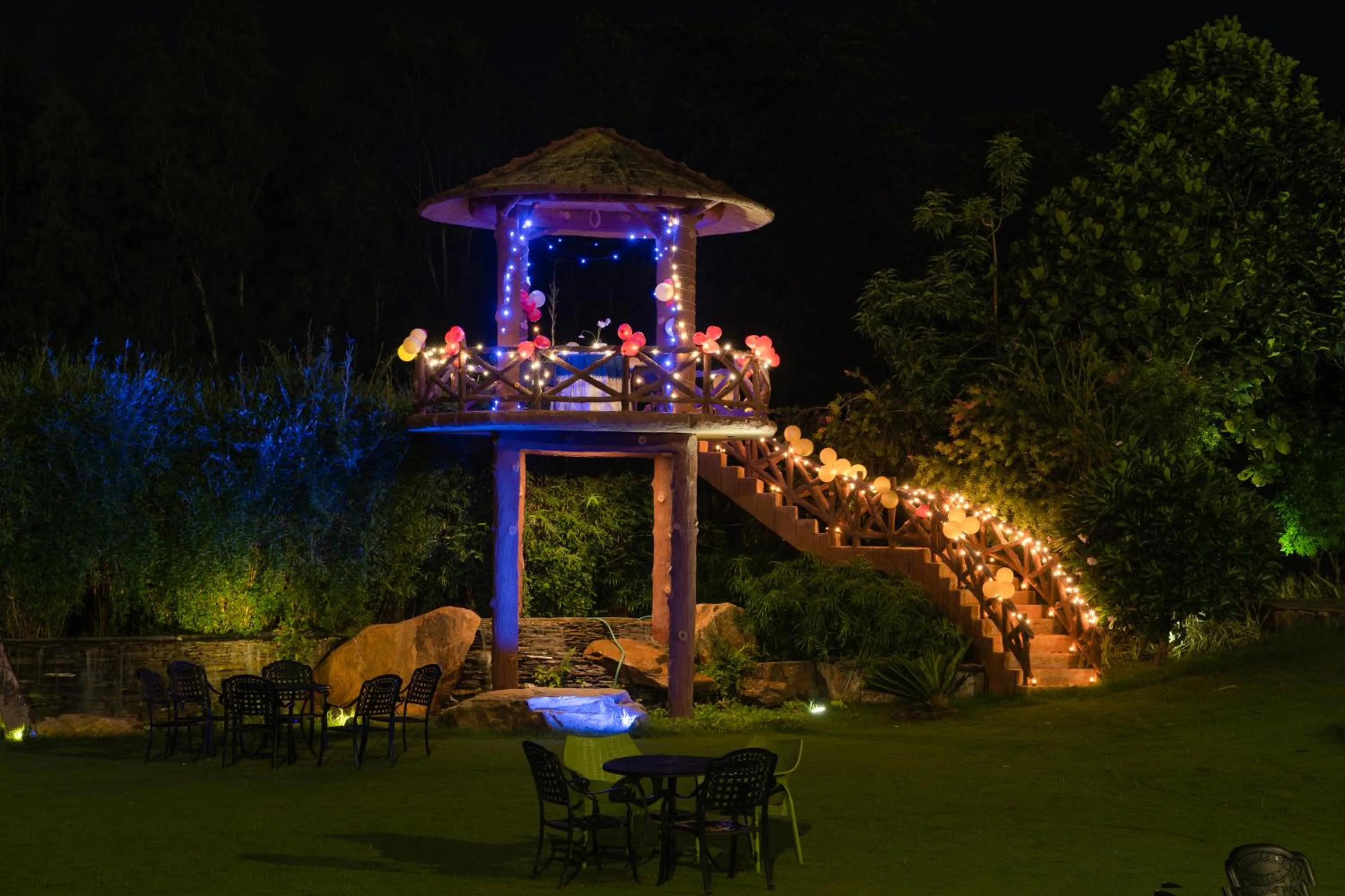 Dinner in Resort De Coracao - Corbett , Uttarakhand