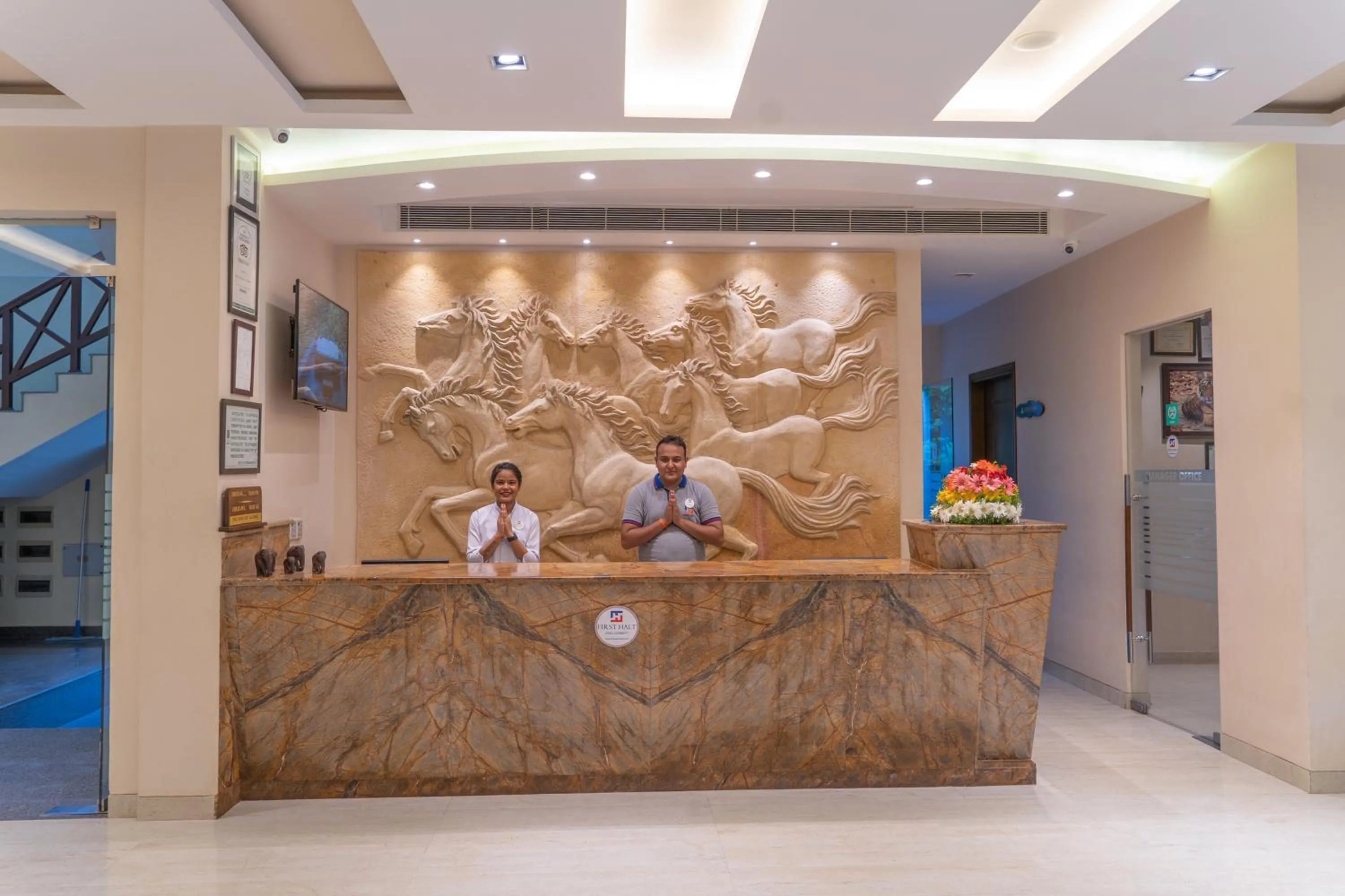 Lobby or reception in Resort De Coracao - Corbett , Uttarakhand