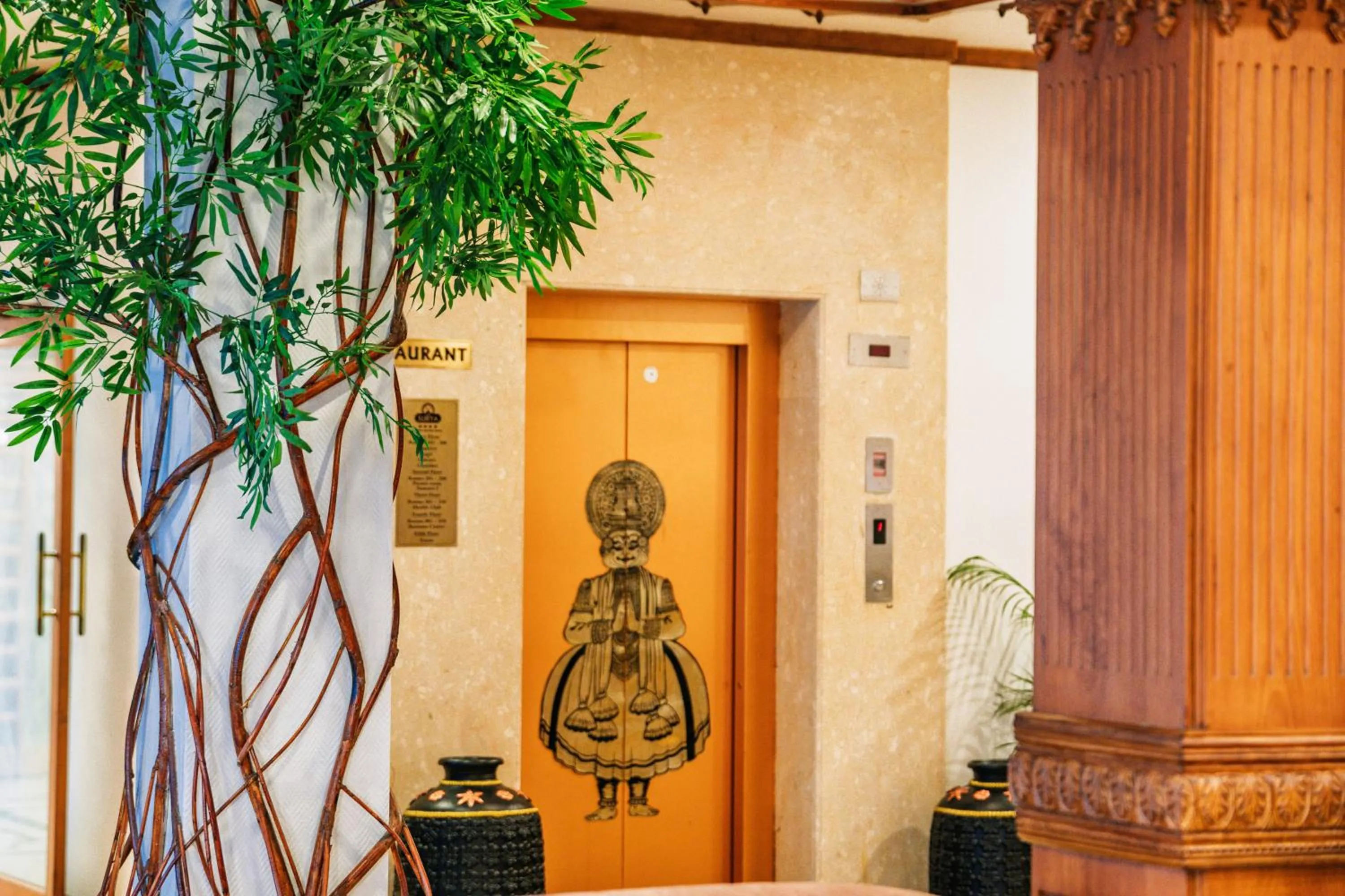 elevator in The Surya, Cochin