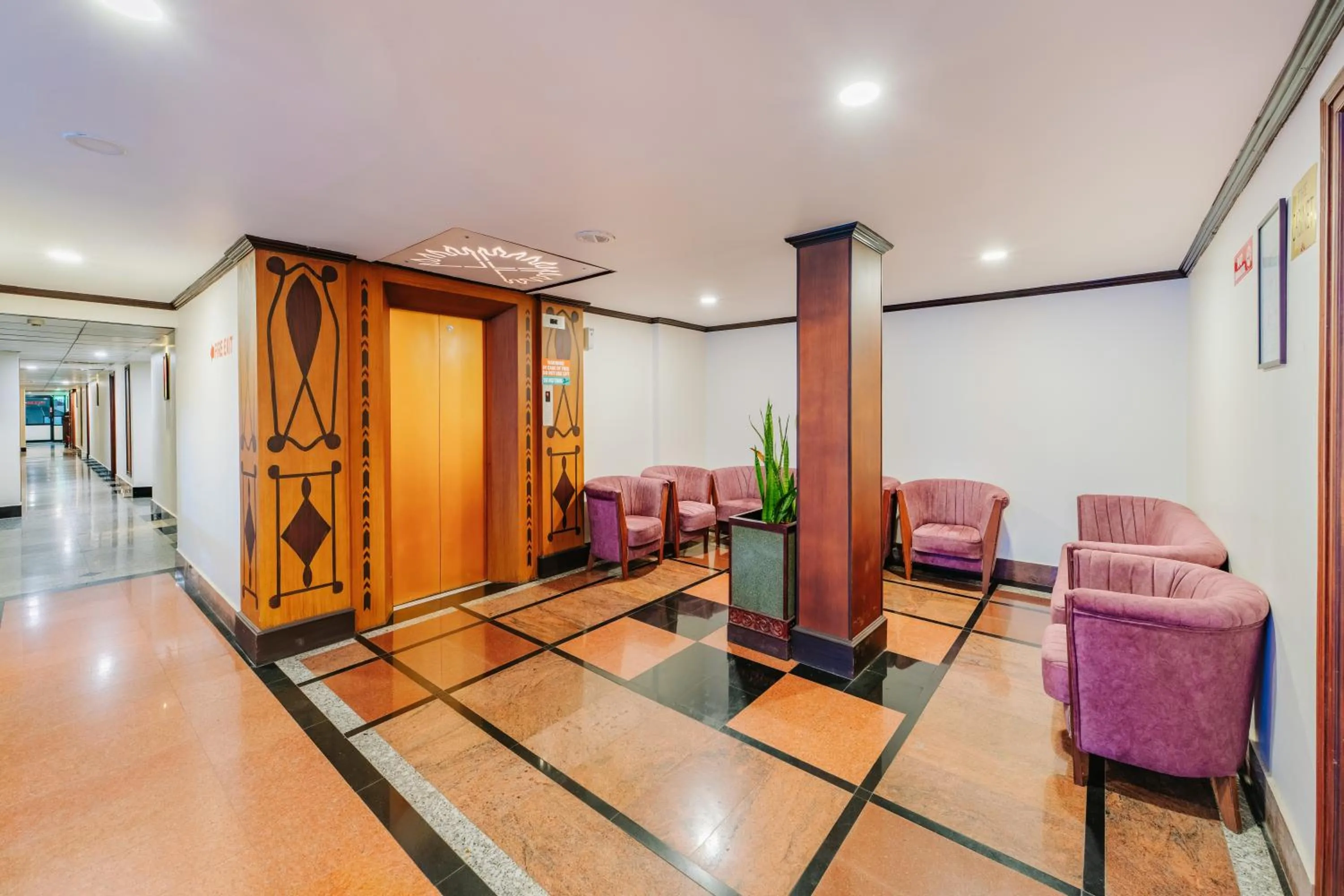 Seating area in The Surya, Cochin