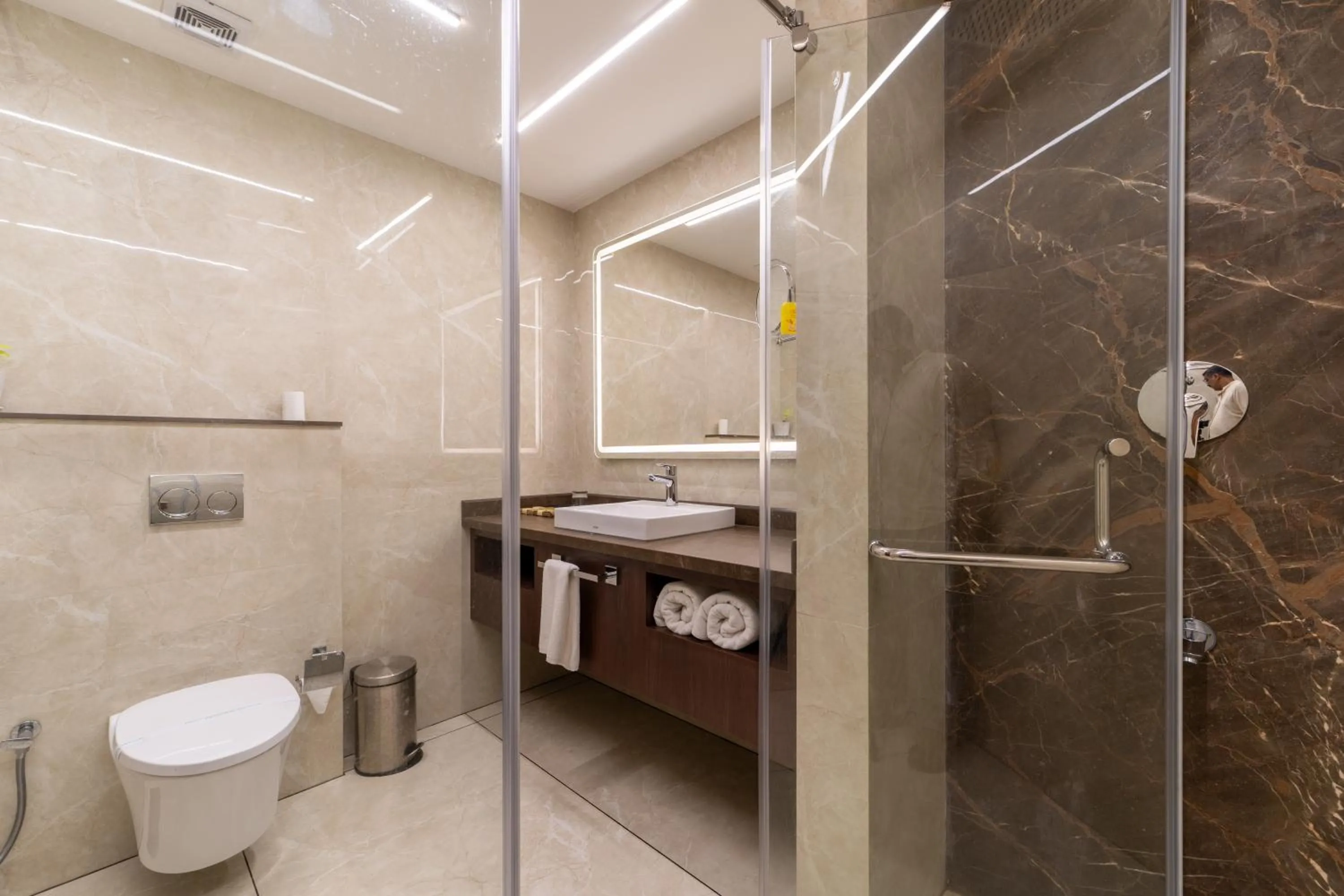 Bathroom in The Surya, Cochin