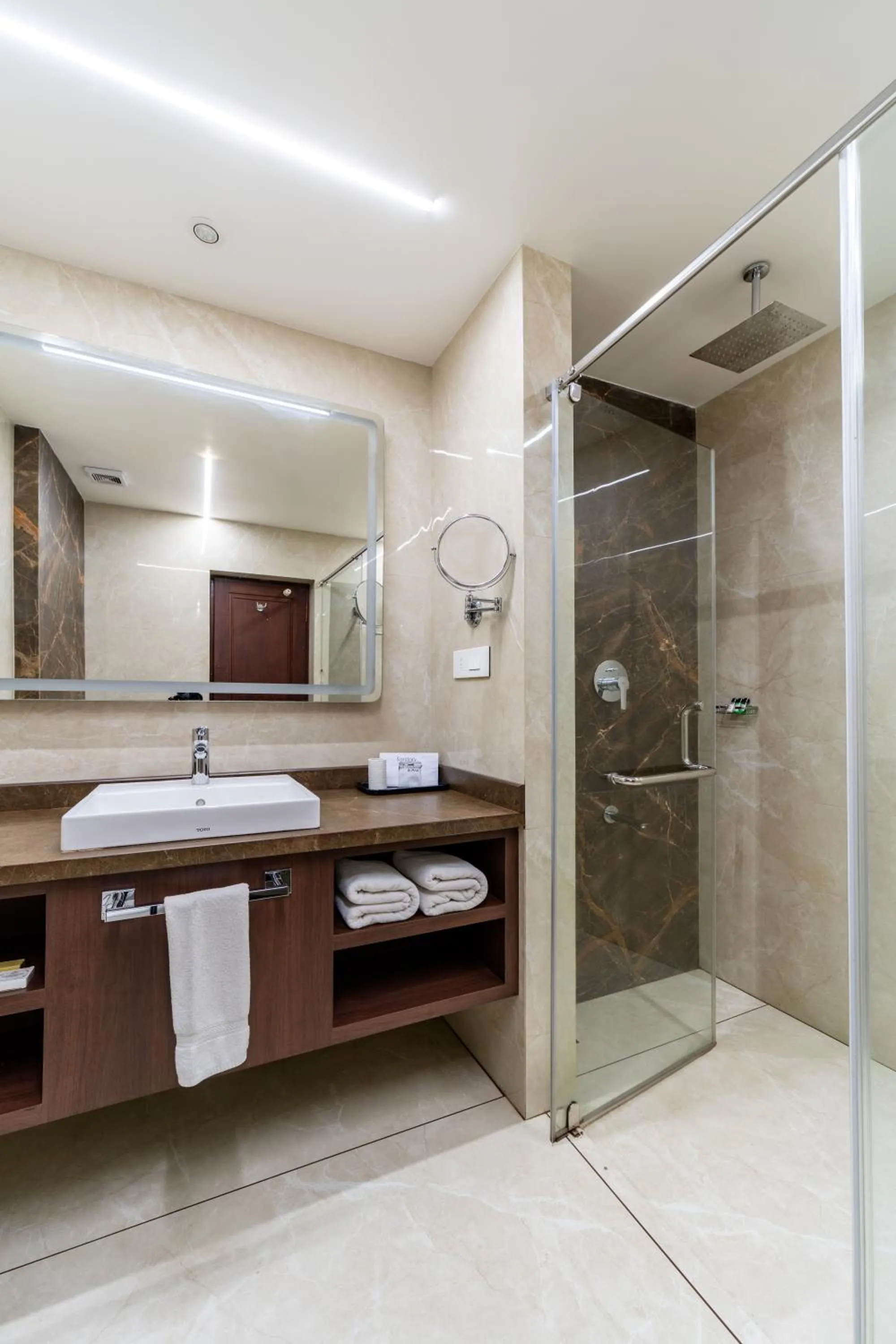 Bathroom in The Surya, Cochin