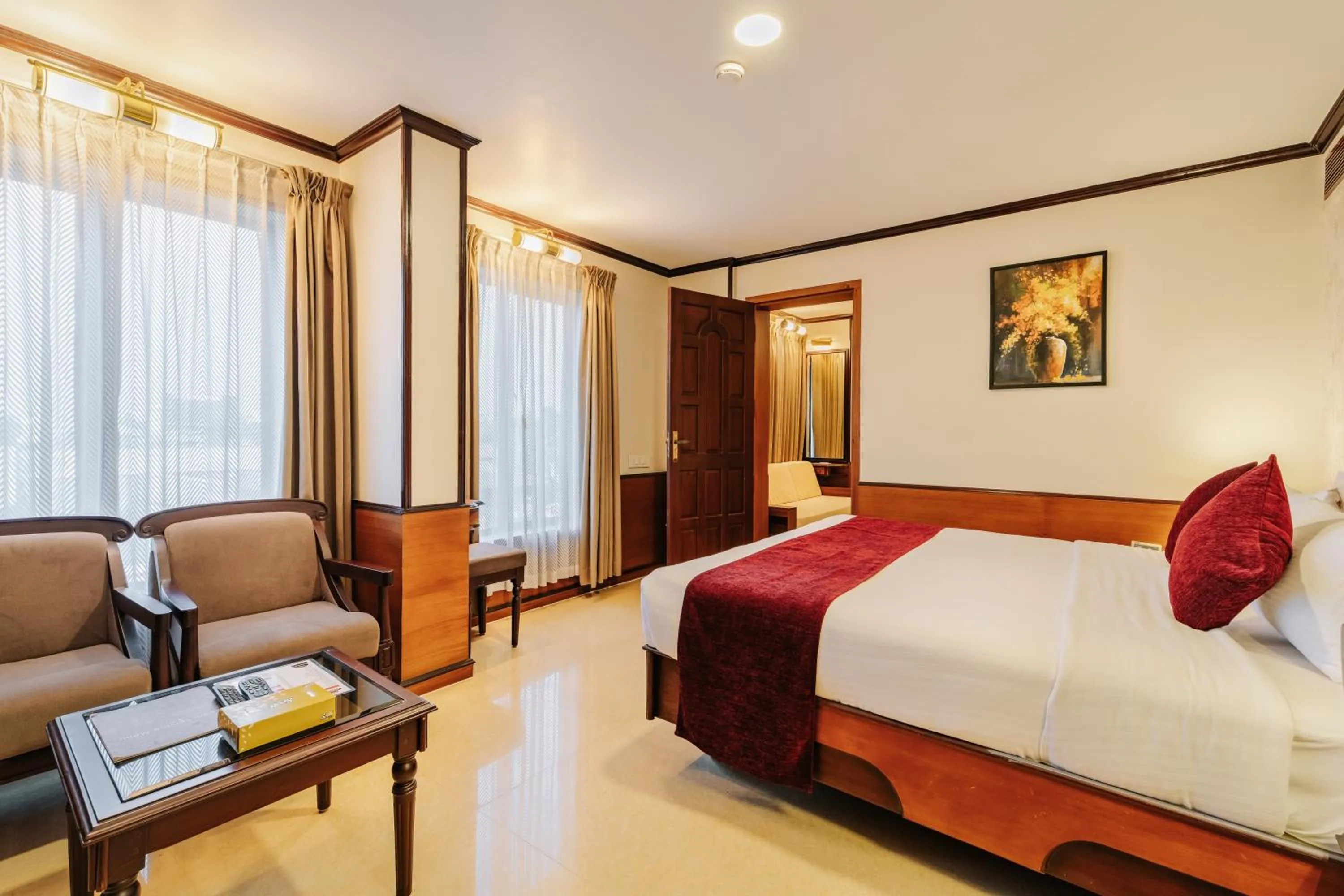 Bedroom, Bed in The Surya, Cochin