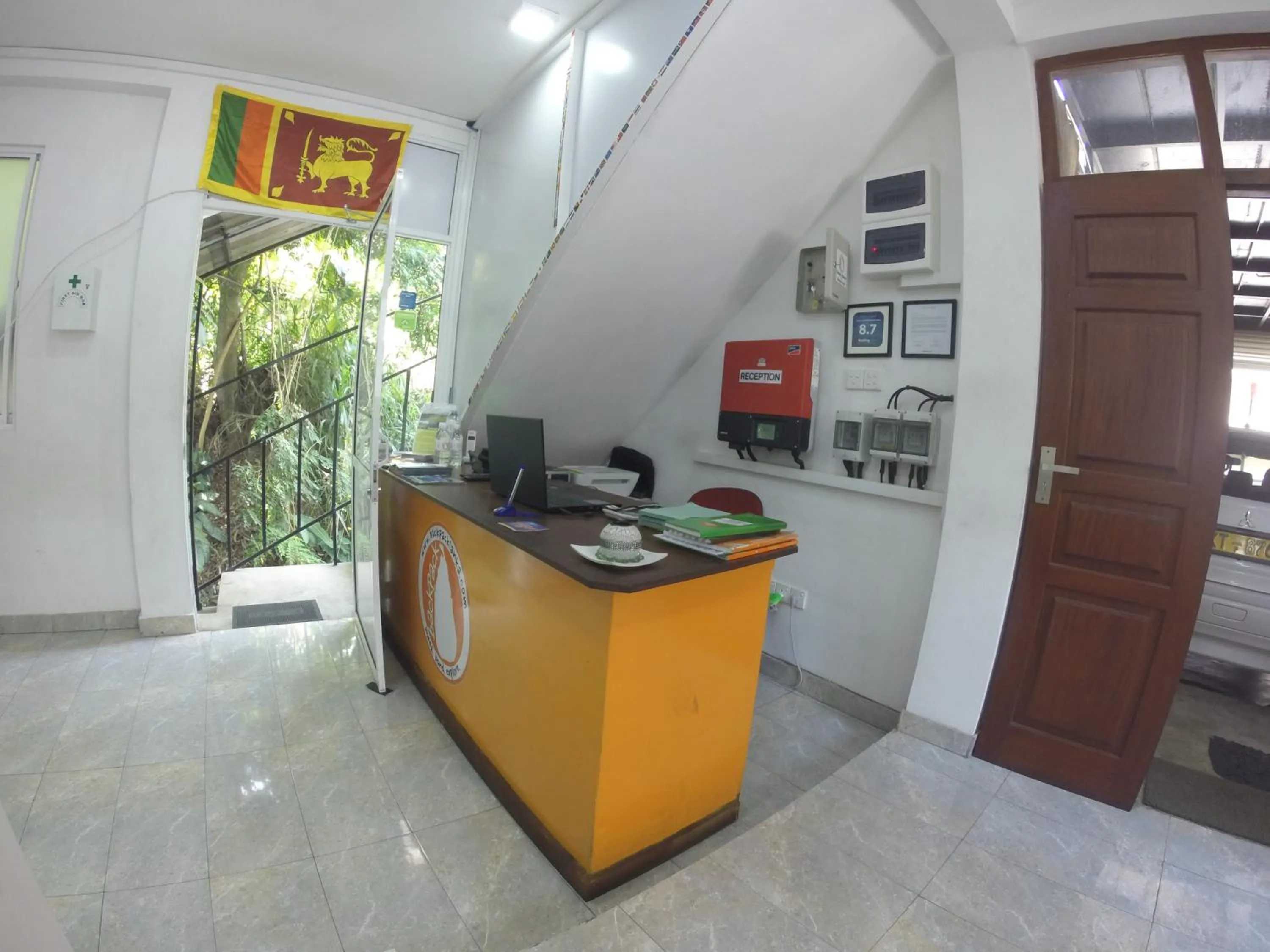 Lobby or reception in Kandy Backpackers Hostel