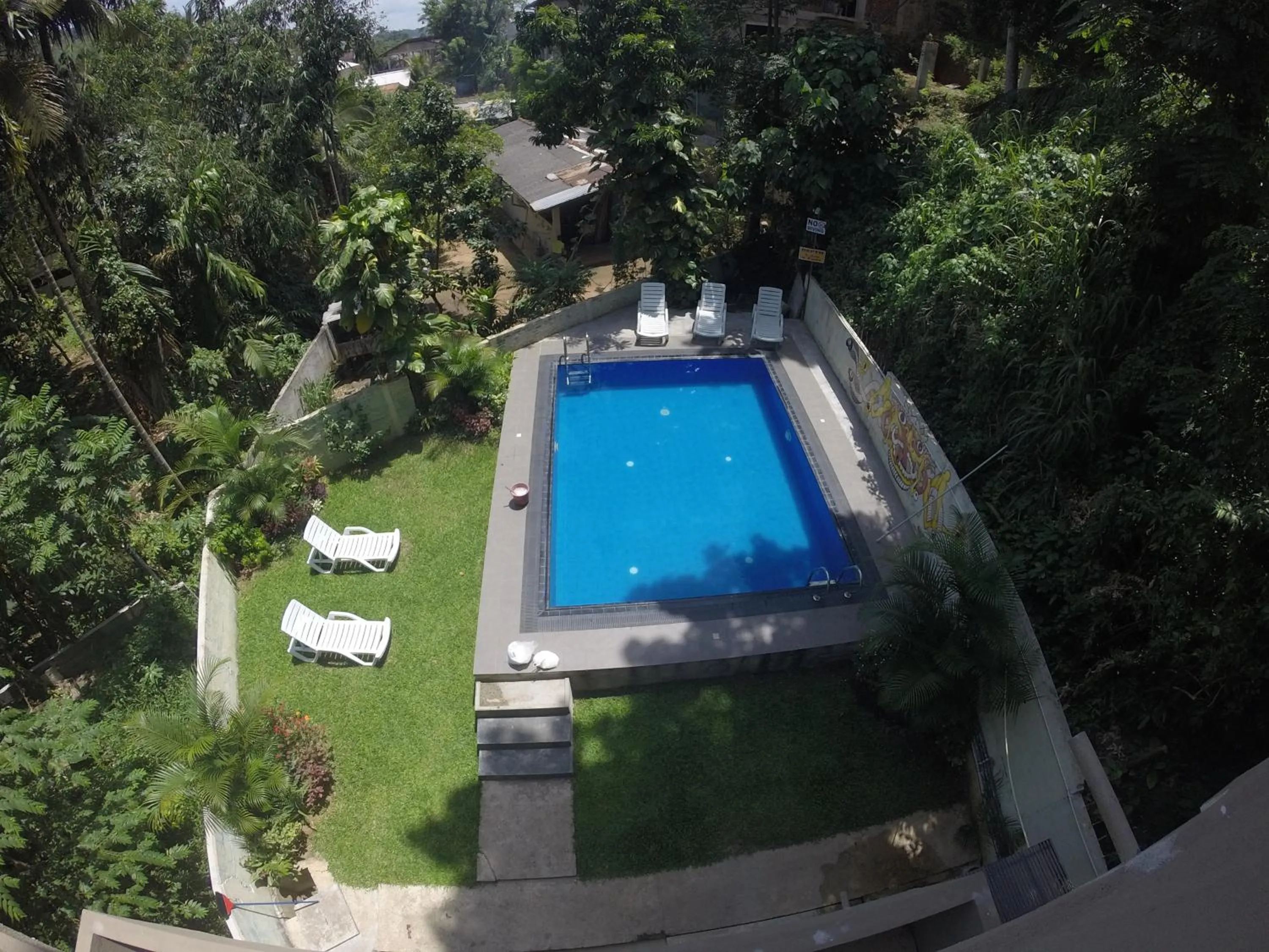 Bird's eye view in Kandy Backpackers Hostel