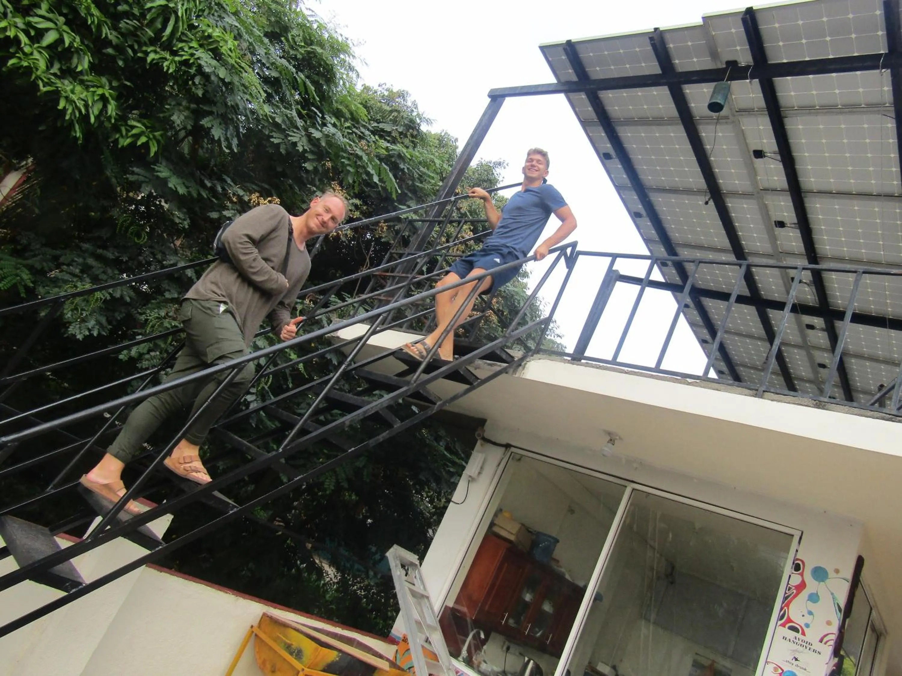 Balcony/Terrace in Kandy Backpackers Hostel