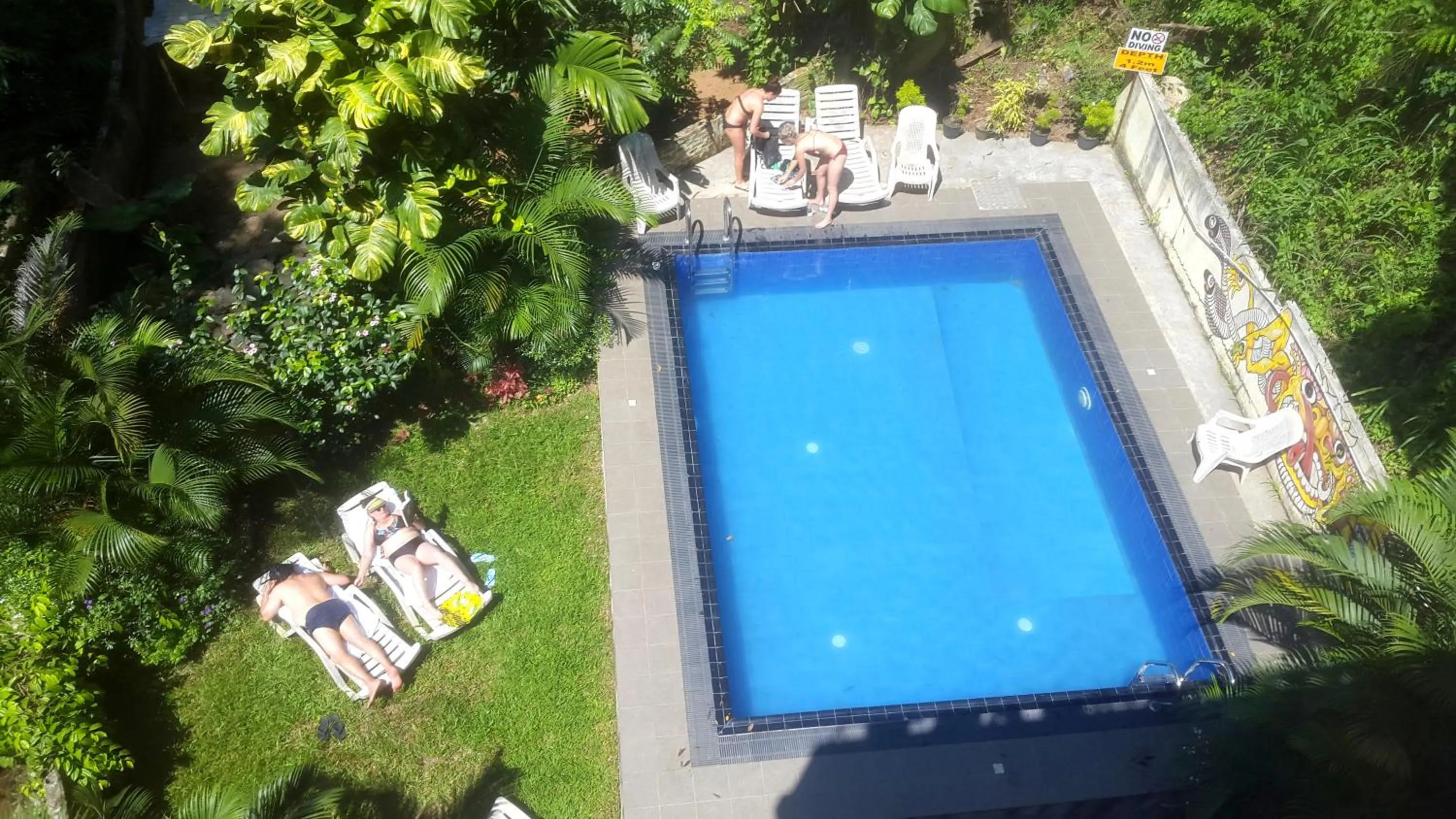 Area and facilities in Kandy Backpackers Hostel
