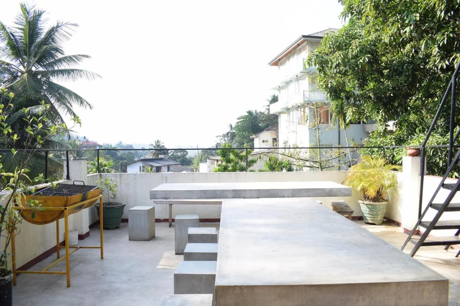 Balcony/Terrace in Kandy Backpackers Hostel
